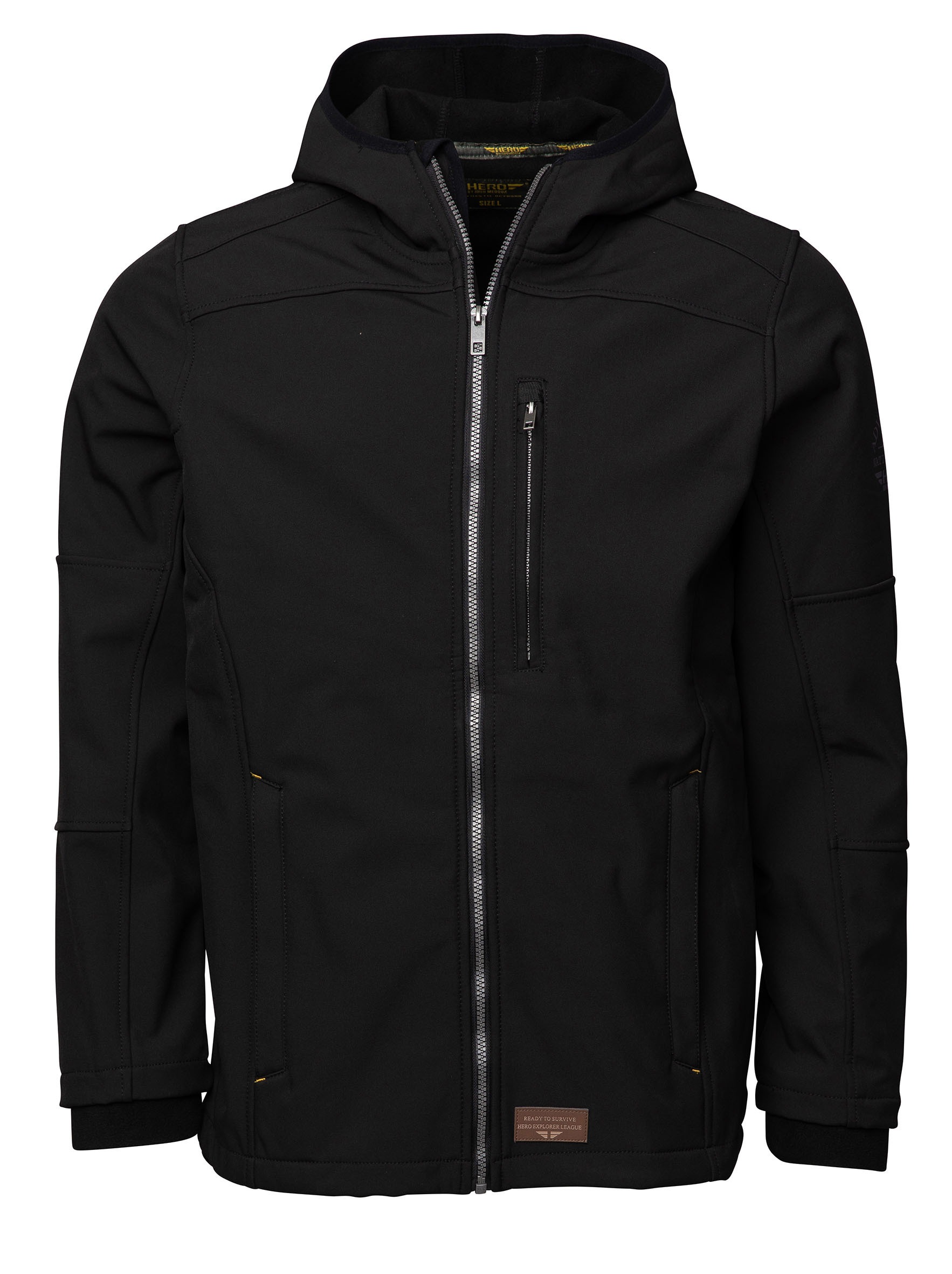 HERO by John Medoox Softshelljacke »Softshell mit Fleecefutter Hero by John Medoox Softshelljacke«, Regular Fit Casual Softshell für Herren