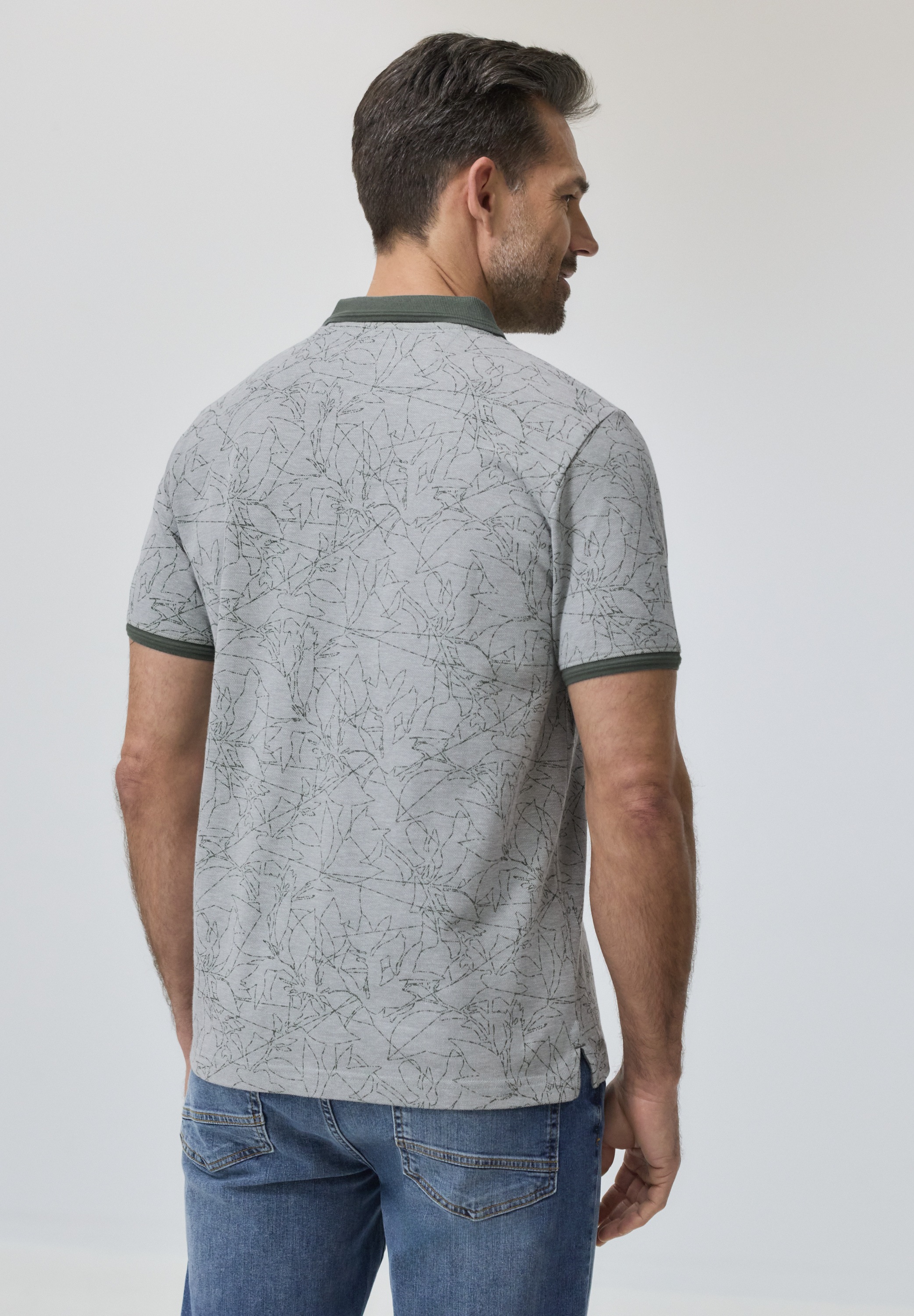 STREET ONE MEN Poloshirt aus reiner Baumwolle günstig online kaufen