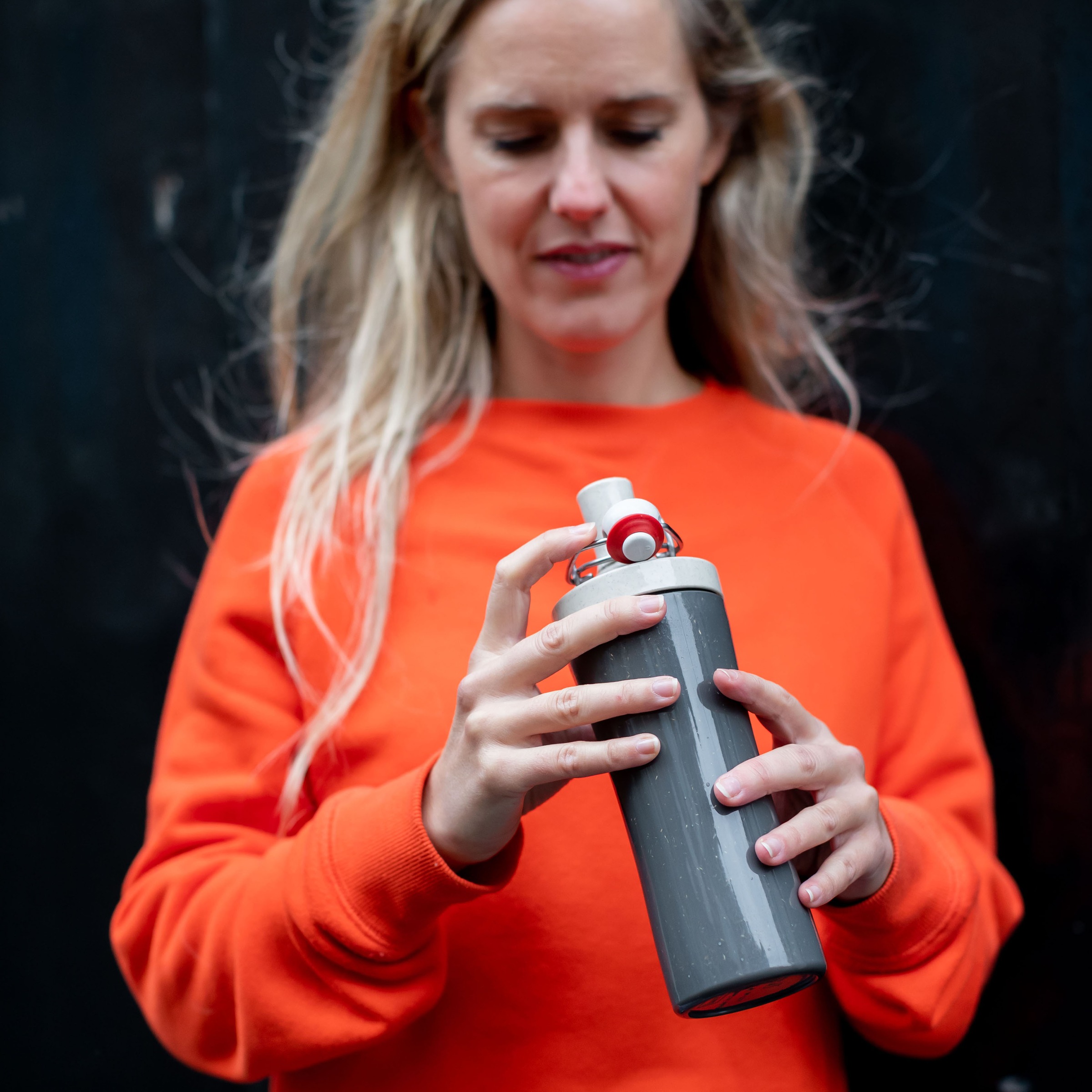 KOZIOL Trinkflasche »PLOPP TO GO«, recycelbar,melaminfrei,biozirkulär,425ml