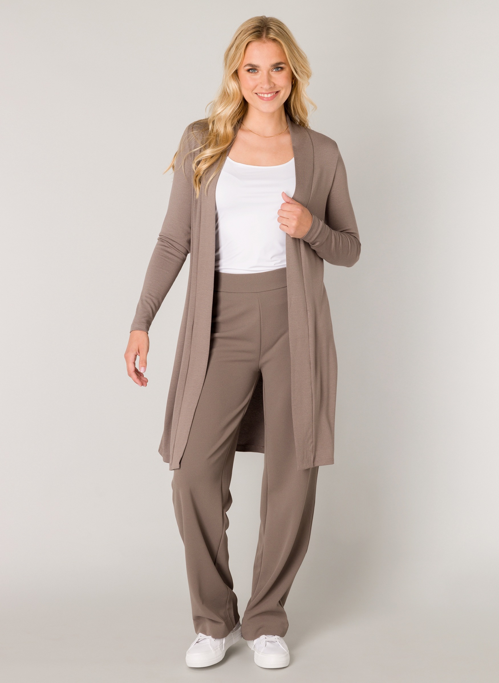 Base Level Strickjacke, in melierter Optik günstig online kaufen