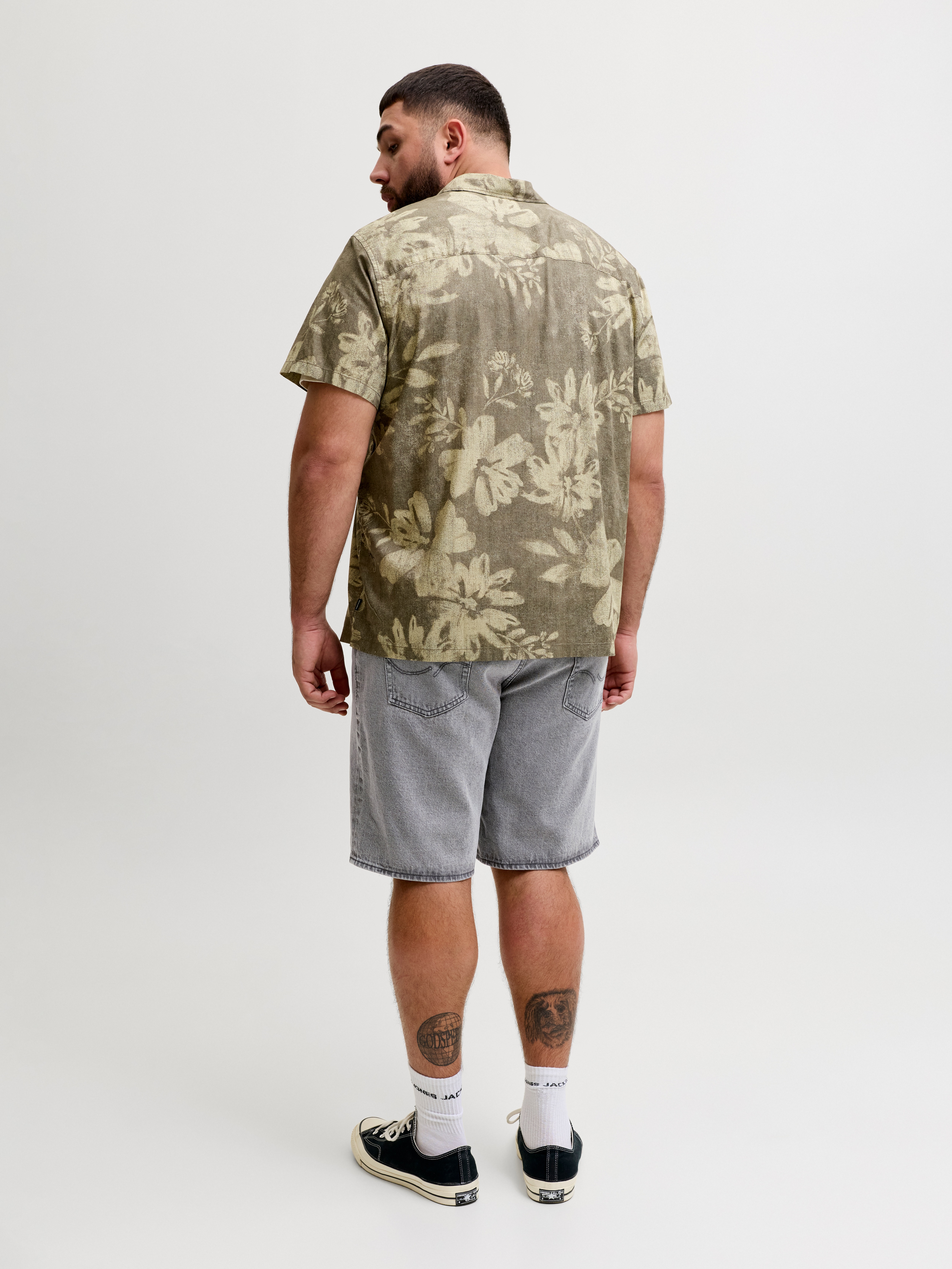 Thumbnail - Jack & Jones PlusSize Jeansbermudas "JJITONY JJORIGINAL SHORT" Five-Pocket-Design, relaxed fit