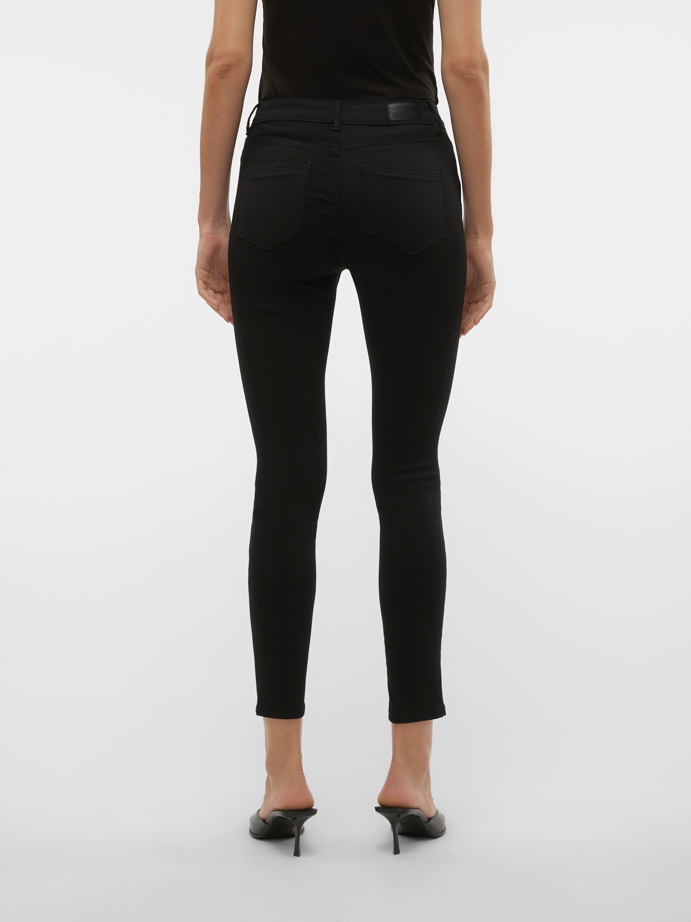 Thumbnail - Vero Moda Skinny-fit-Jeans "VMFLASH MR SKINNY JEANS LI140 GA NOOS" Baumwollmischung mit Stretch, regular waist, skinny f...