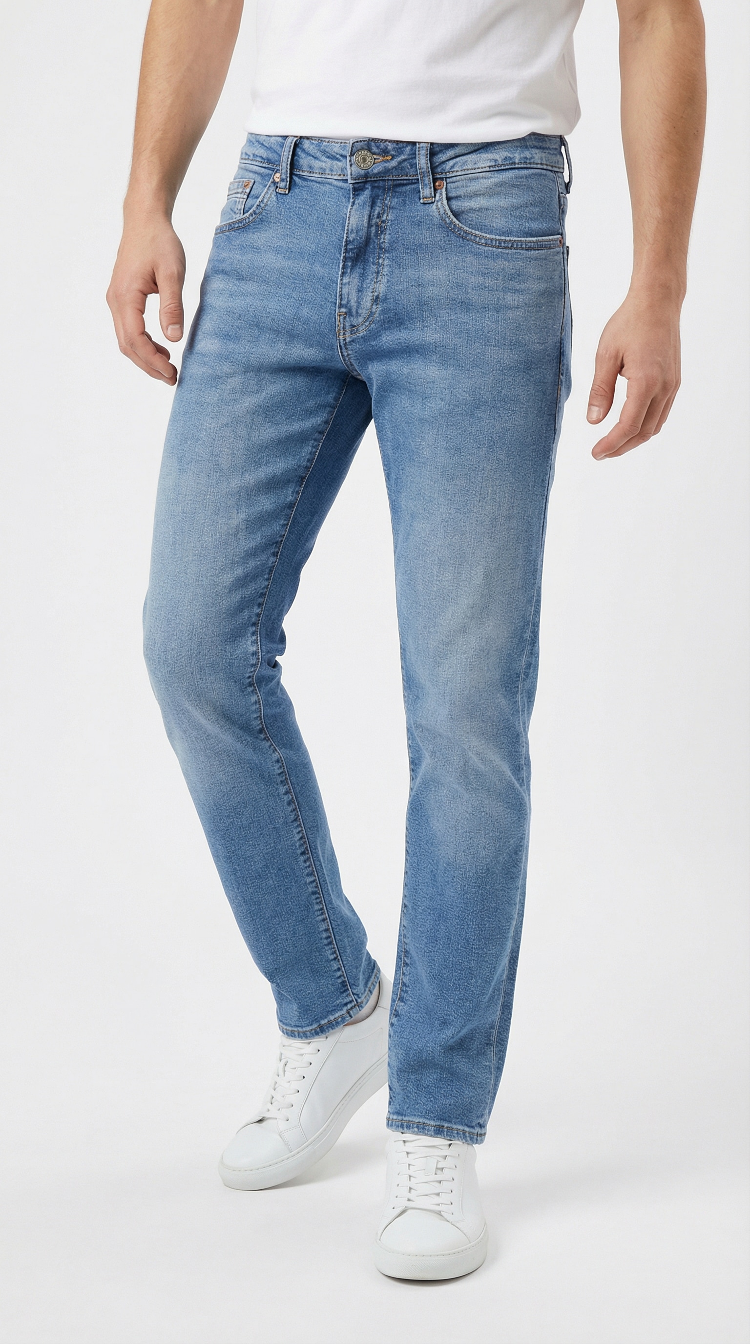 ONLY & SONS Straight-Jeans "ONSWEFT REG. MBD 5094 TAI DNM NOOS" Baumwollmischung, straight fit