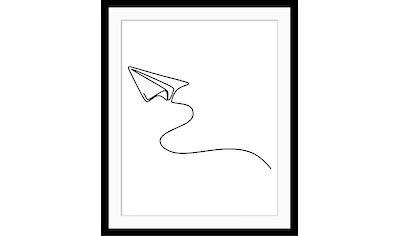 Bild »Paper Airplane«, Flugzeuge