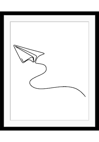 Bild »Paper Airplane«, Flugzeuge