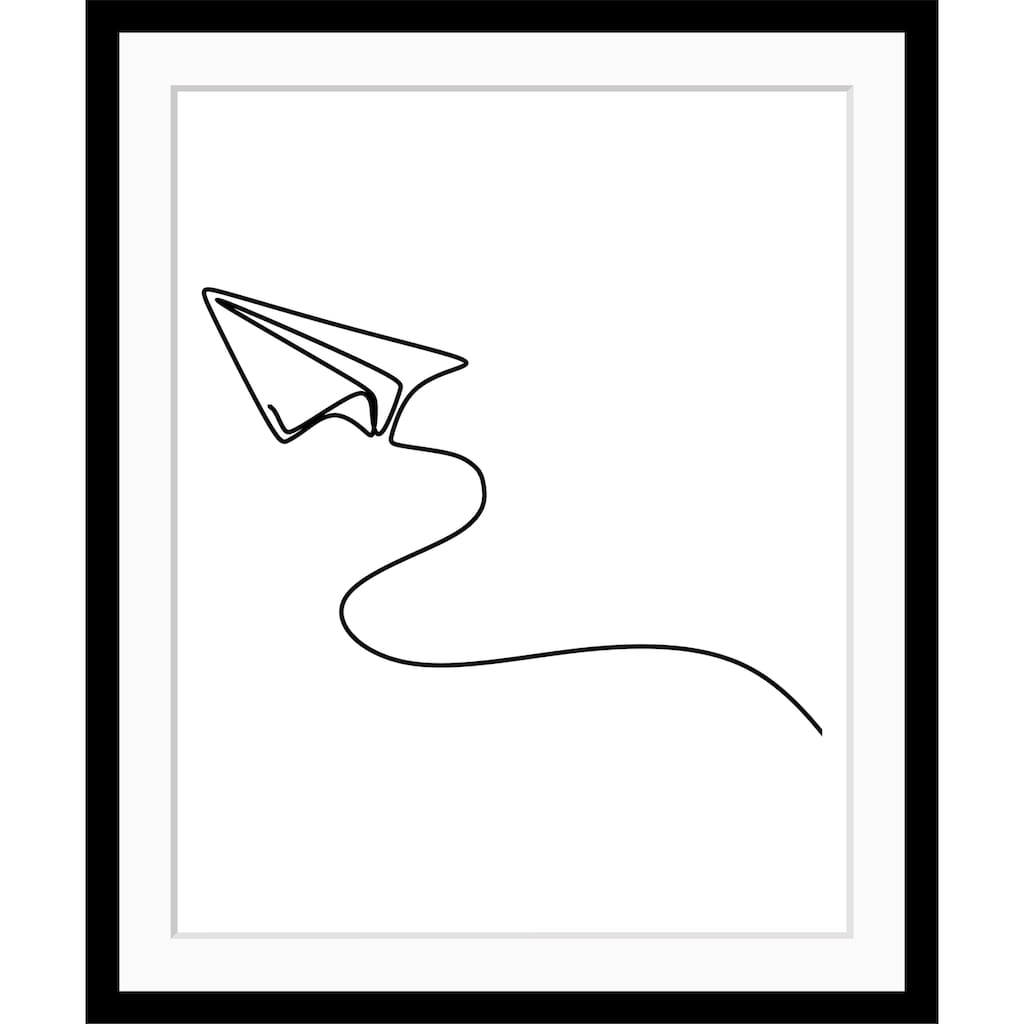 queence Bild »Paper Airplane«, Flugzeuge