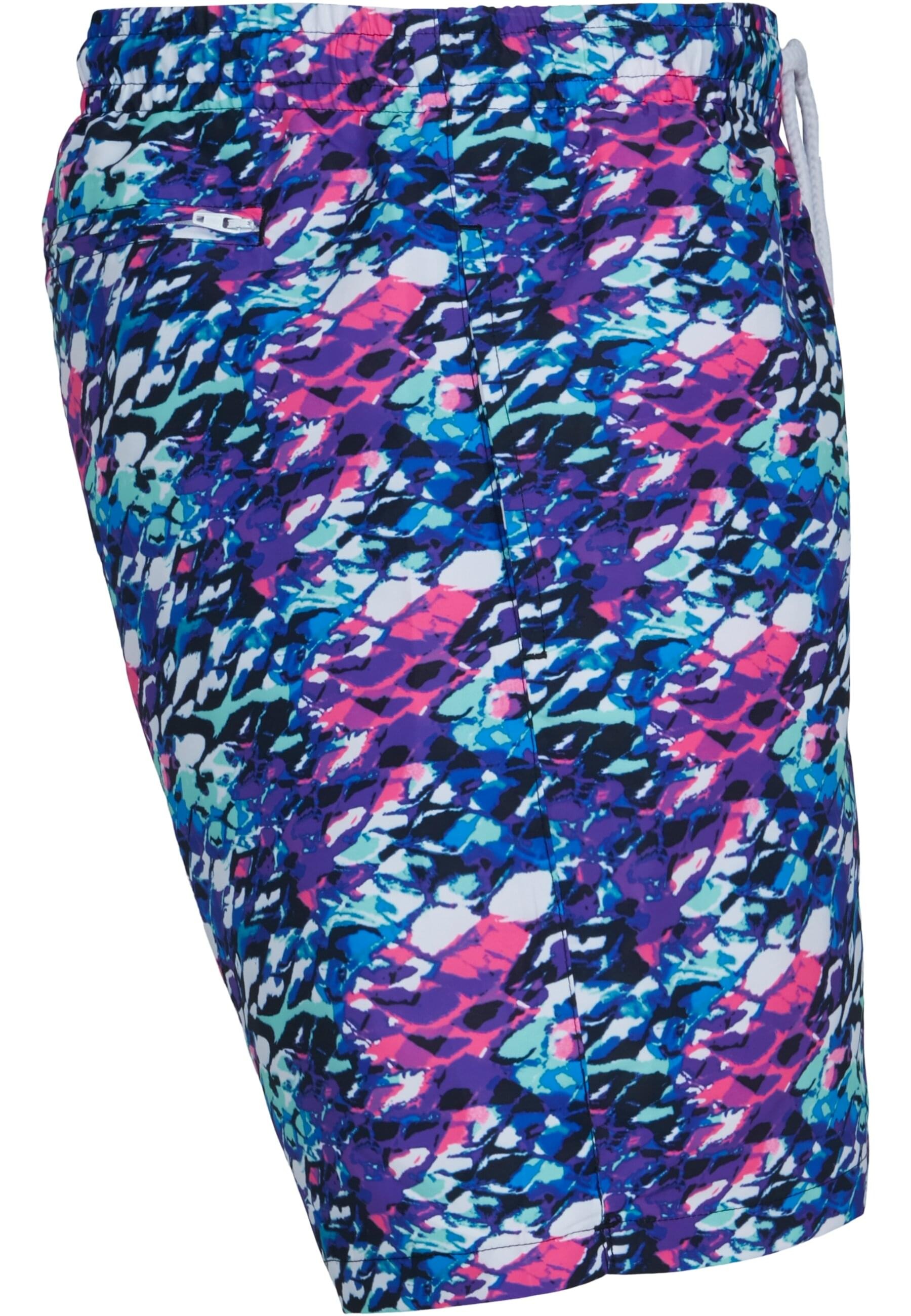 URBAN CLASSICS Badeshorts »Urban Classics Herren Multicolor Swim Shorts«