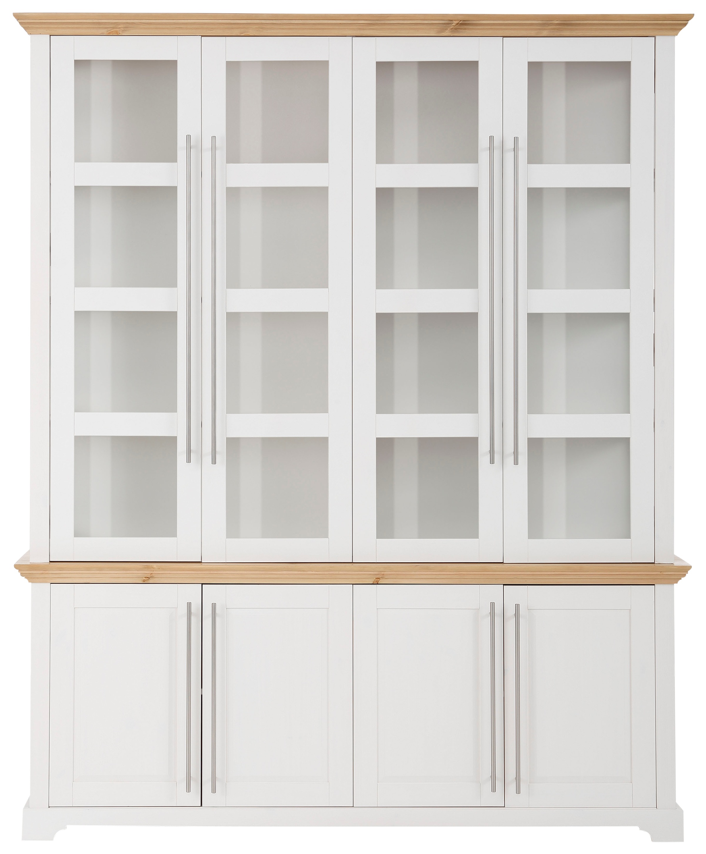 Home affaire Vitrine "Meliss", aus massiver Kiefer, FSC Breite 171 cm günstig online kaufen