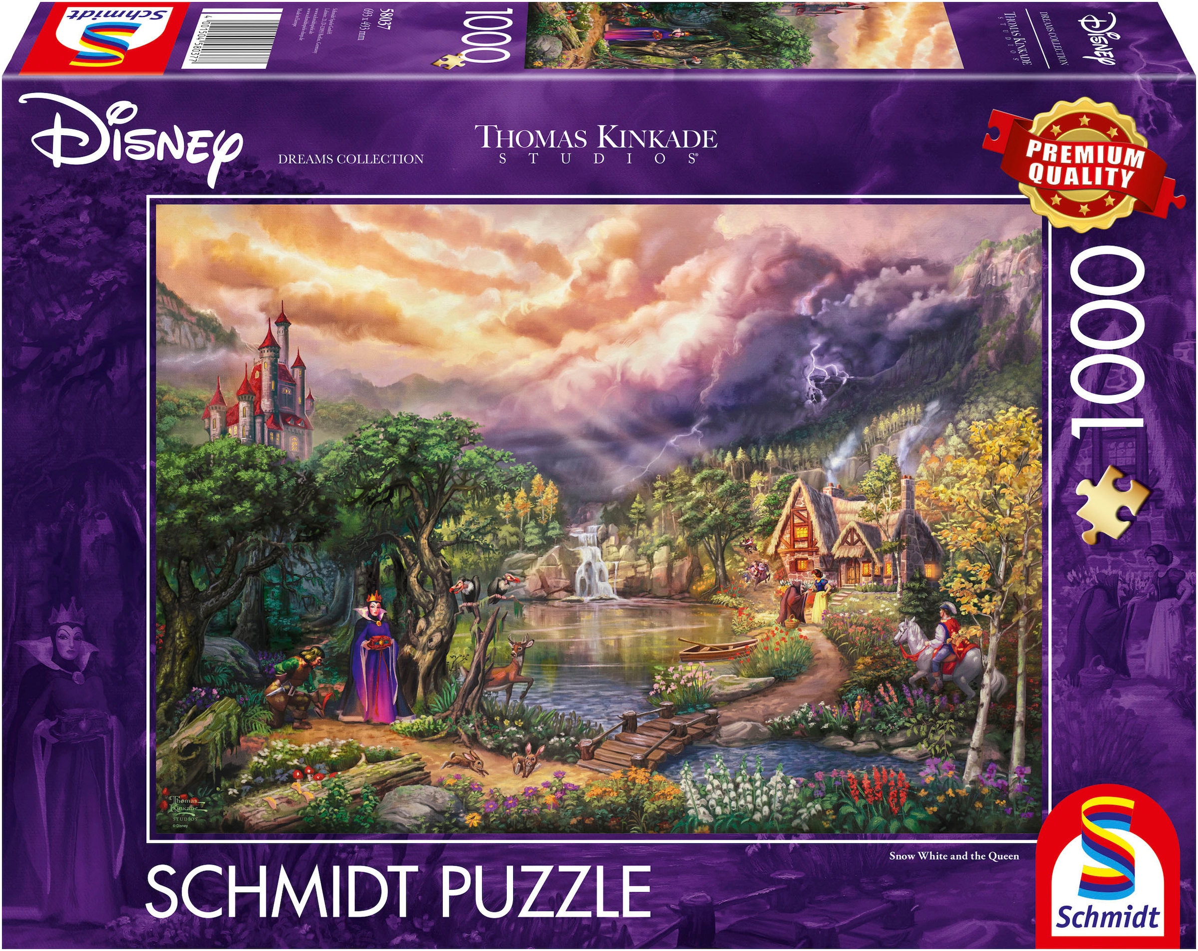 Puzzle »Disney, Snow White and the Queen von Thomas Kinkade«