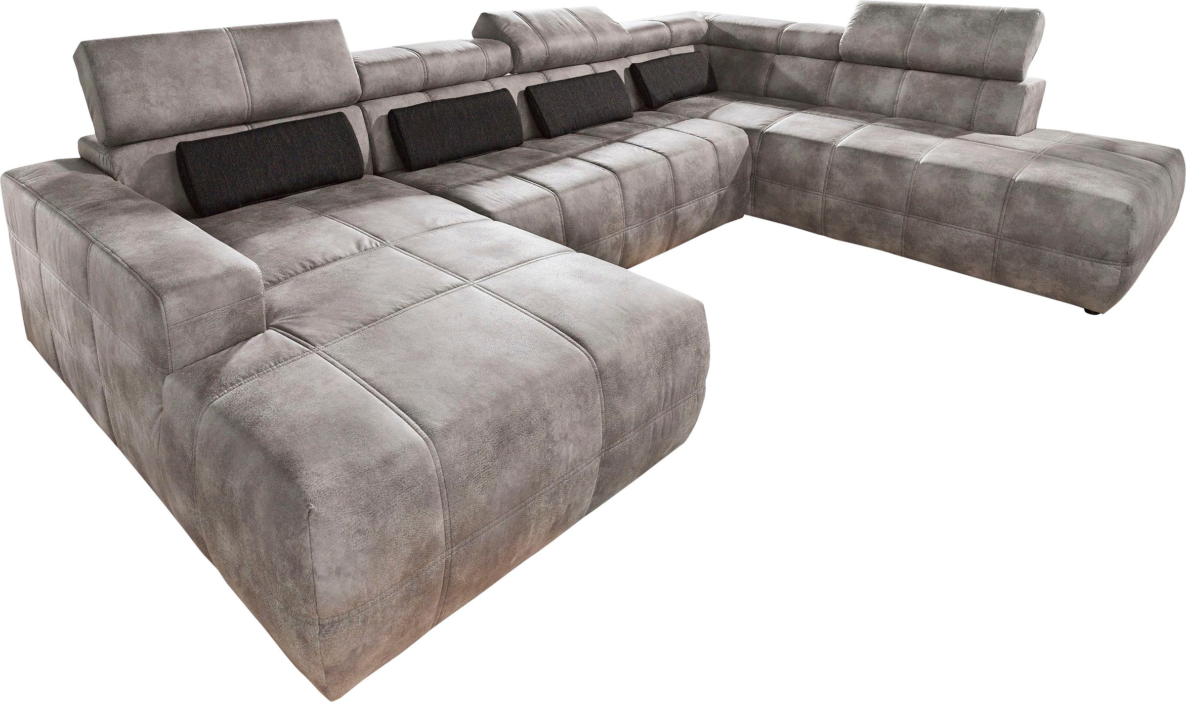 DOMO collection Wohnlandschaft "Brandon, whlw. mit Sitztiefenverstellung, w günstig online kaufen