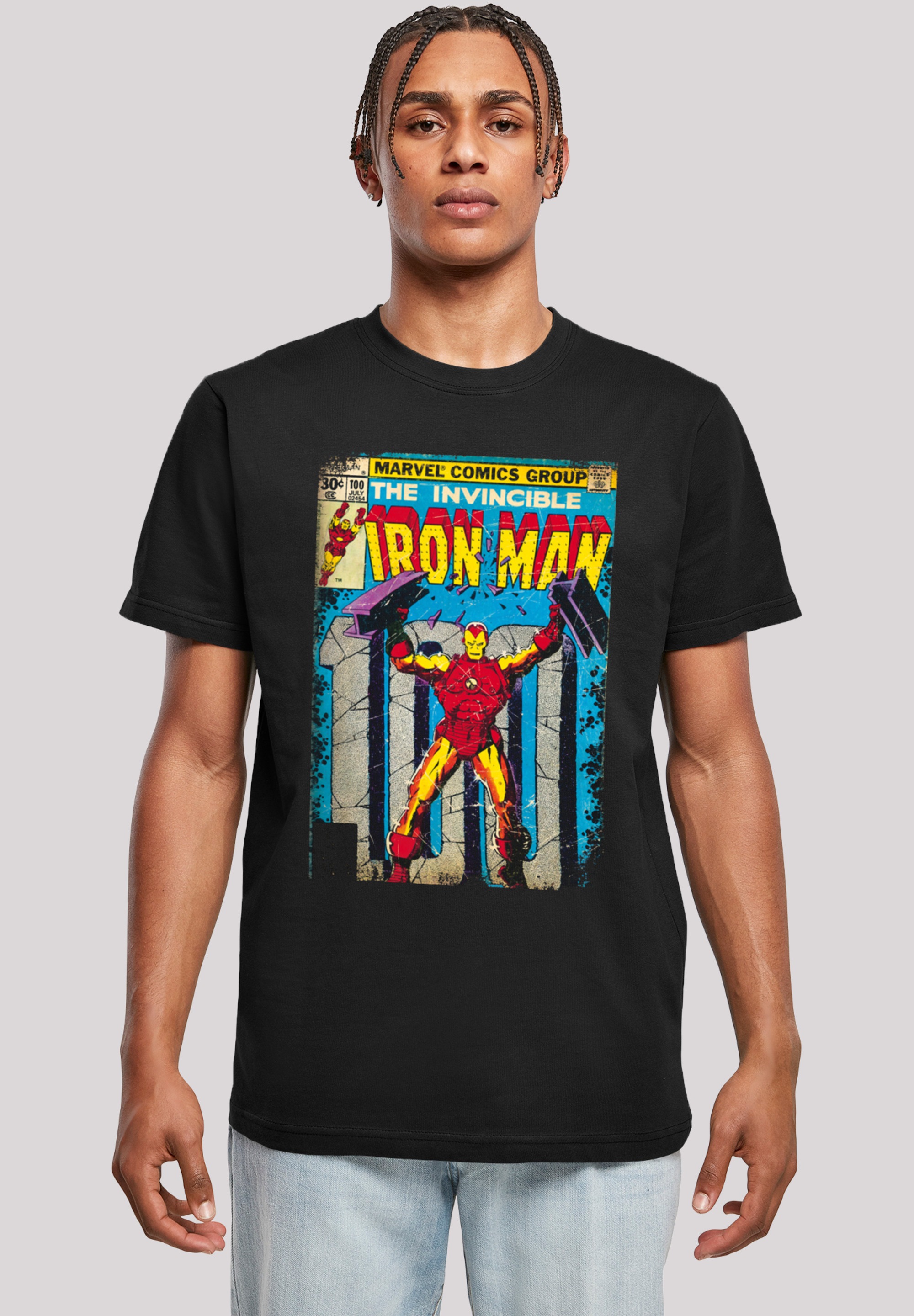 F4NT4STIC T-Shirt »Marvel Iron Man Cover«, Herren,Premium Merch,Regular-Fit,Basic,Logo Print