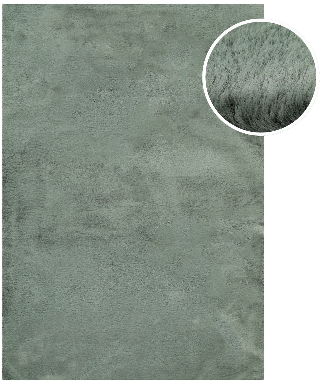 Esprit Hochflor-Teppich »Alice ESP-4377, Kunstfell«, rechteckig, 25 mm Höhe, Kaninchenfell-Haptik, besonders weich und dicht, für alle Räume