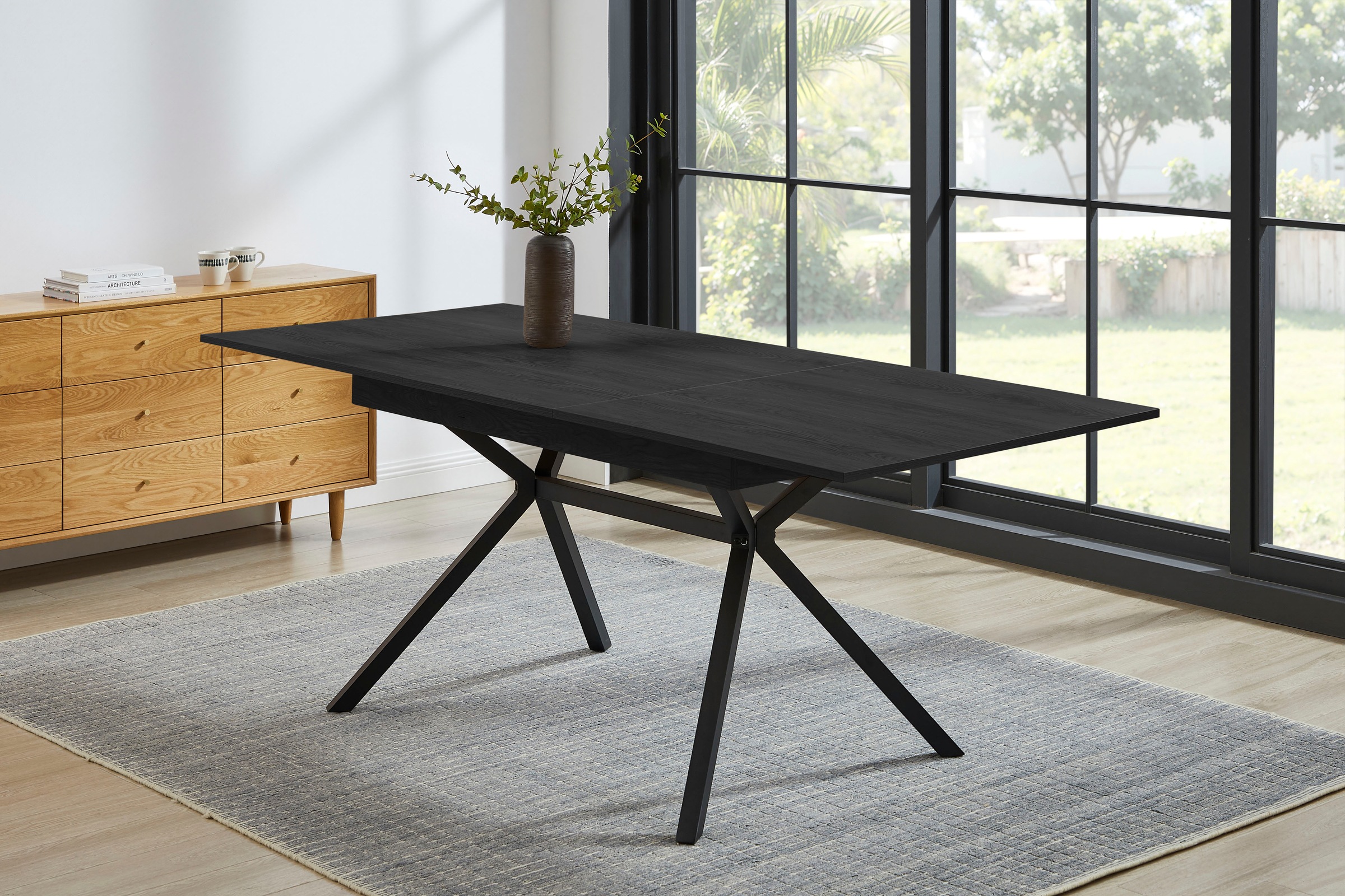 OTTO home Esstisch »Vendy«, ausziehbarer Tisch mit pflegeleichter Oberfläche, 160-210 cm