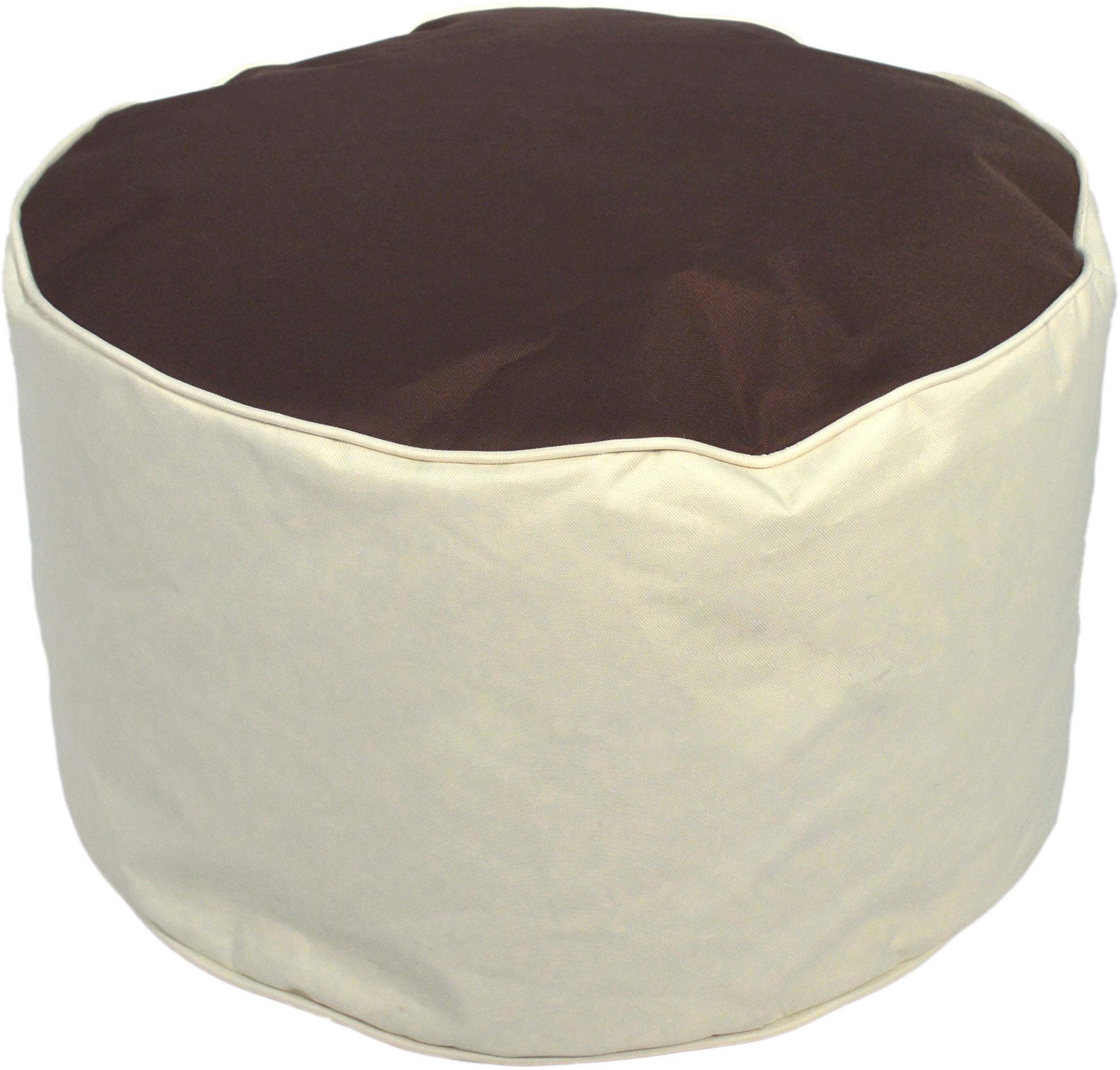 KiNZLER Sitzsack "Sitzhocker BICO" 1 Stk. tlg. zweifarbig, Outdoor geeignet, ideal im Wohnzimmer & Kinderzimmer