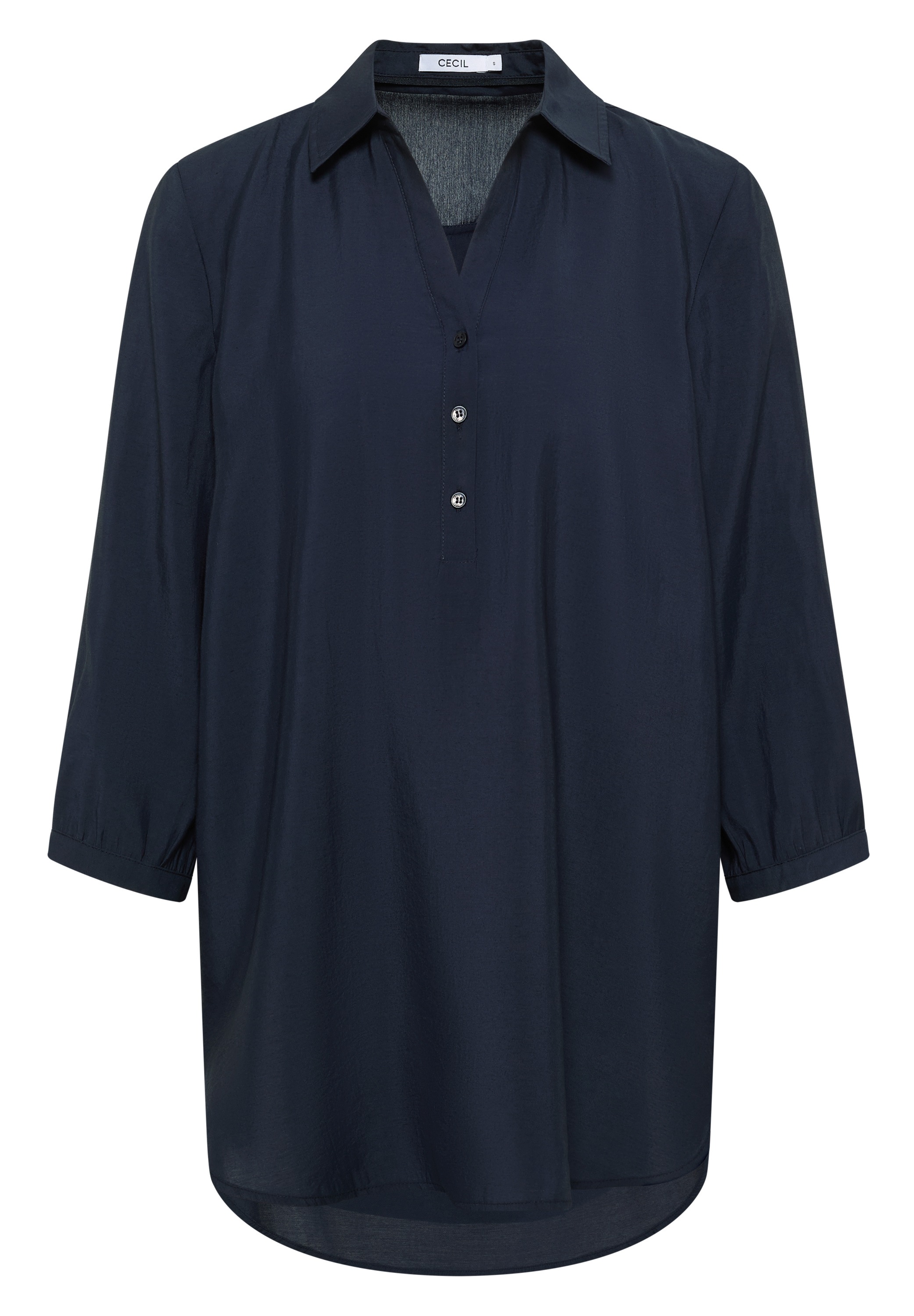 Cecil Klassische Bluse, mit abgerundetem Saum