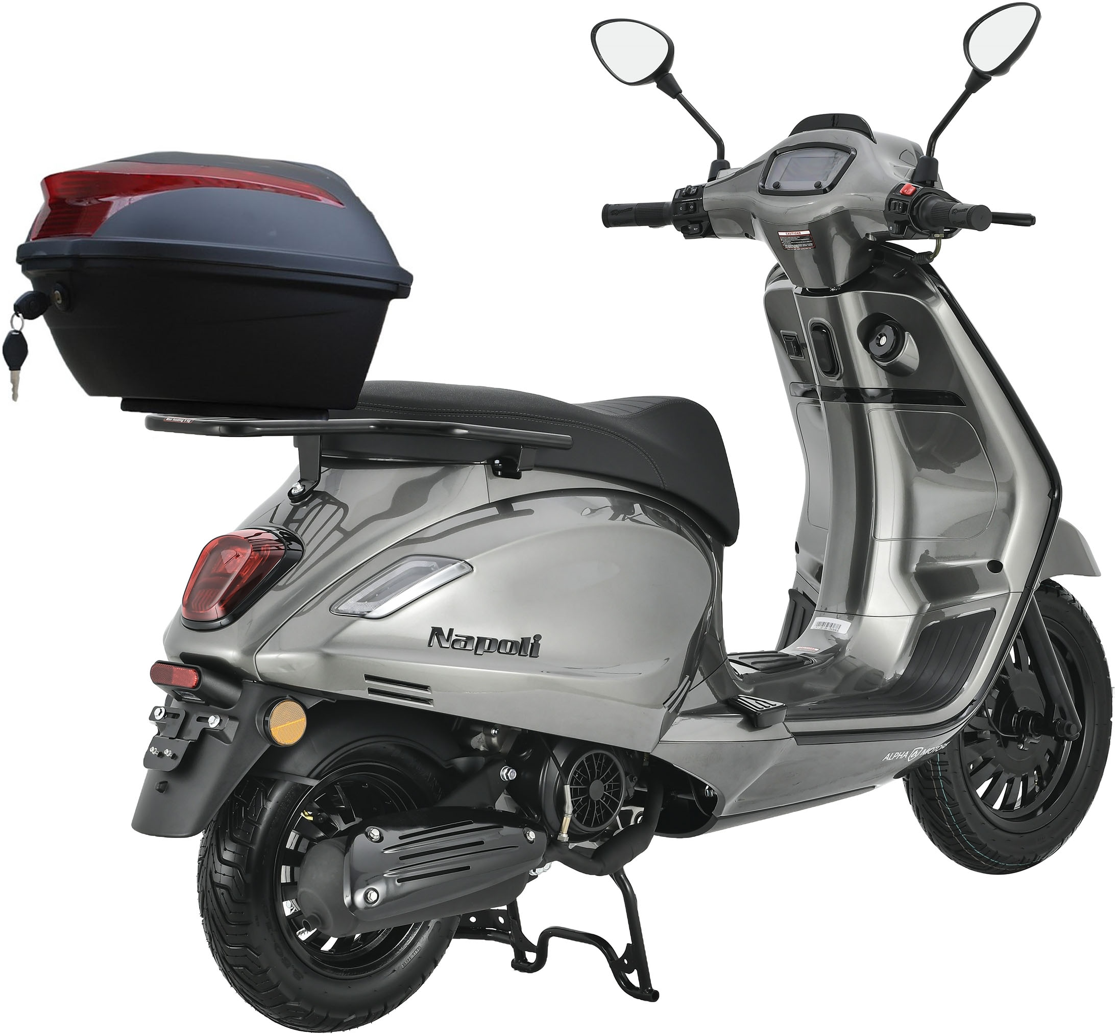 Alpha Motors Motorroller »Napoli 125 ccm 85 km/h EURO 5+ (mit/ohne Topcase)«, 125 cm³, 85 km/h, Euro 5, 9,38 PS