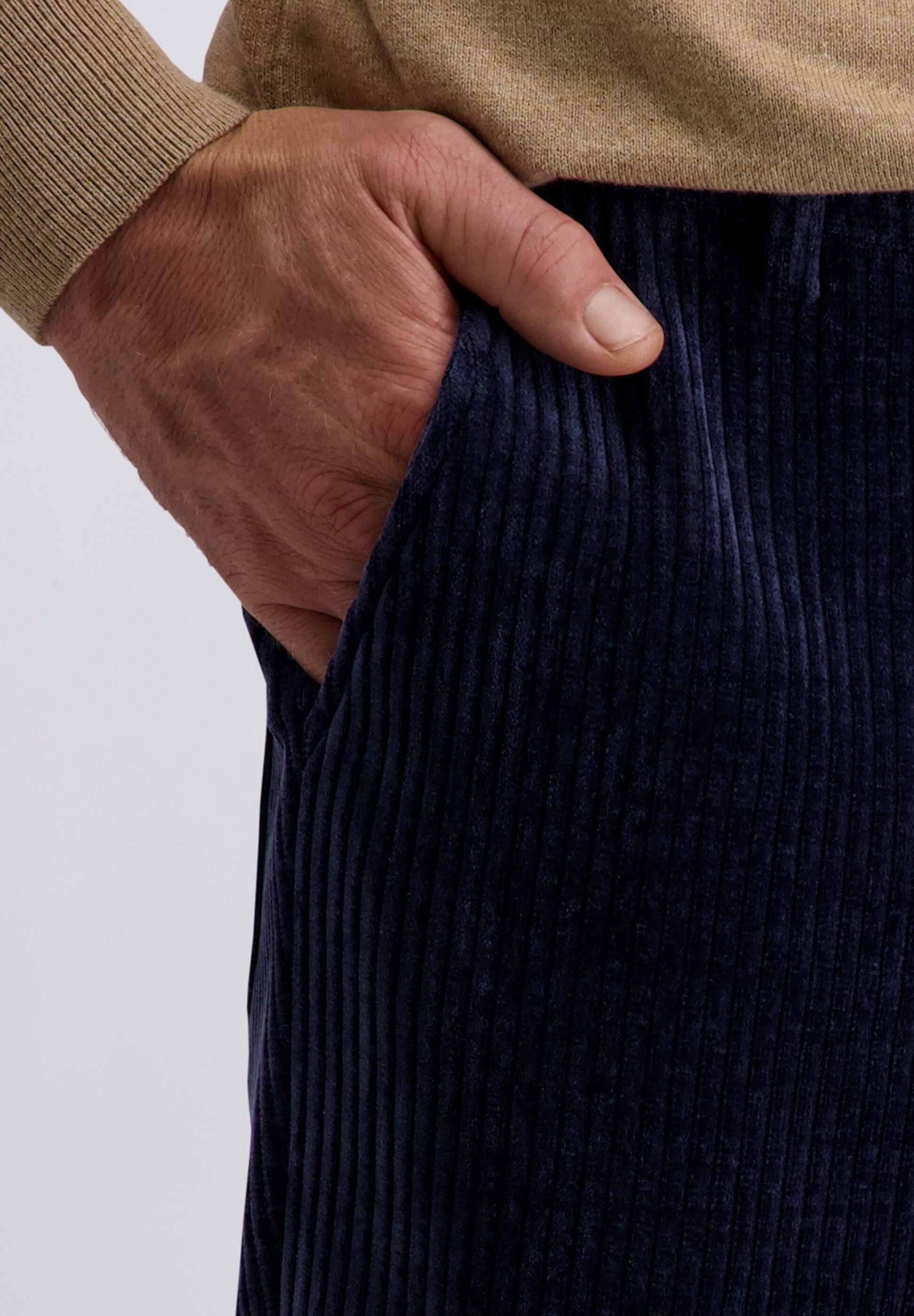 Pierre Cardin Anzughose »Rick«  mit abgestepptem Saum