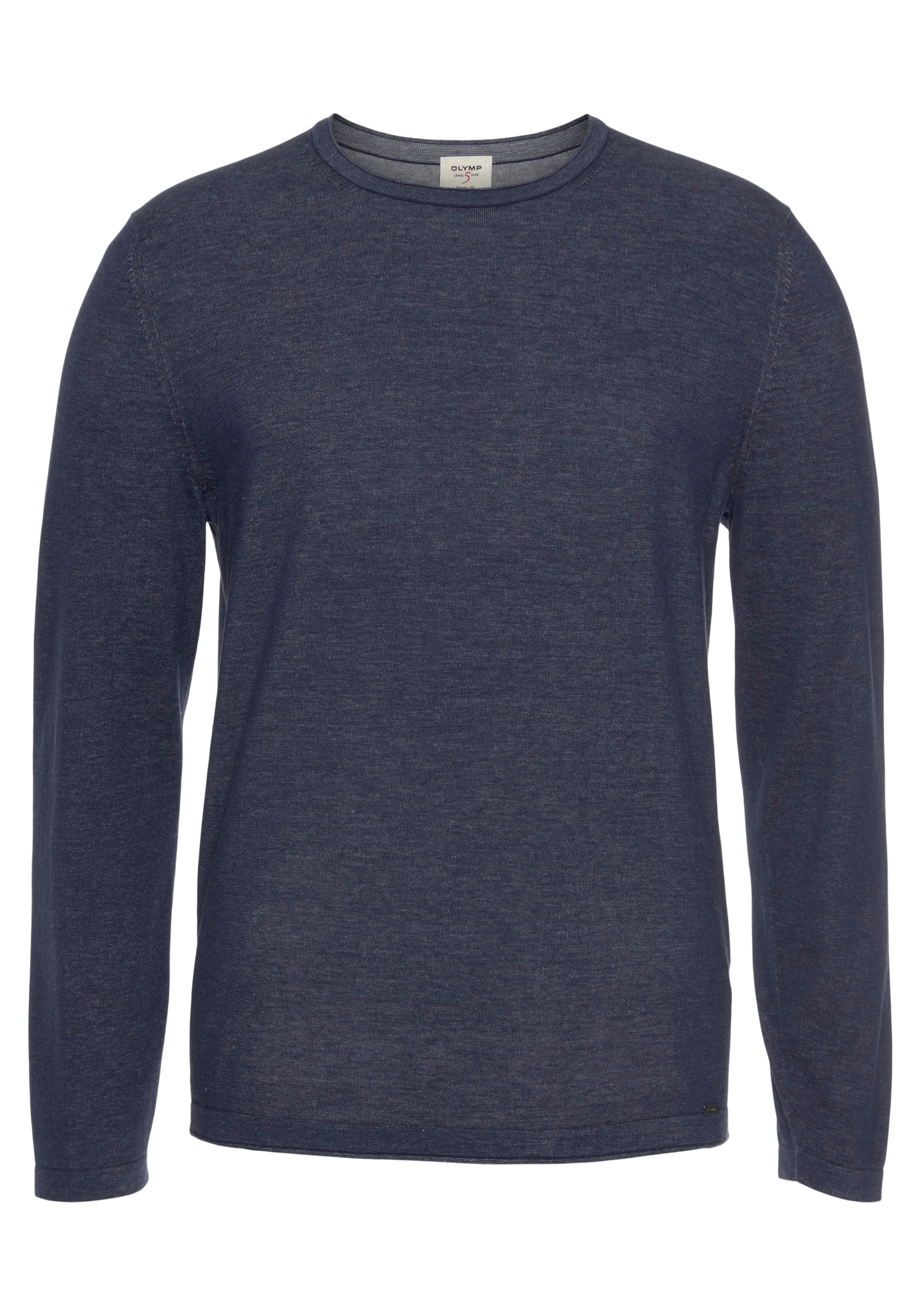 OLYMP Rundhalspullover "OLYMP Strick Casual", Crew Neck