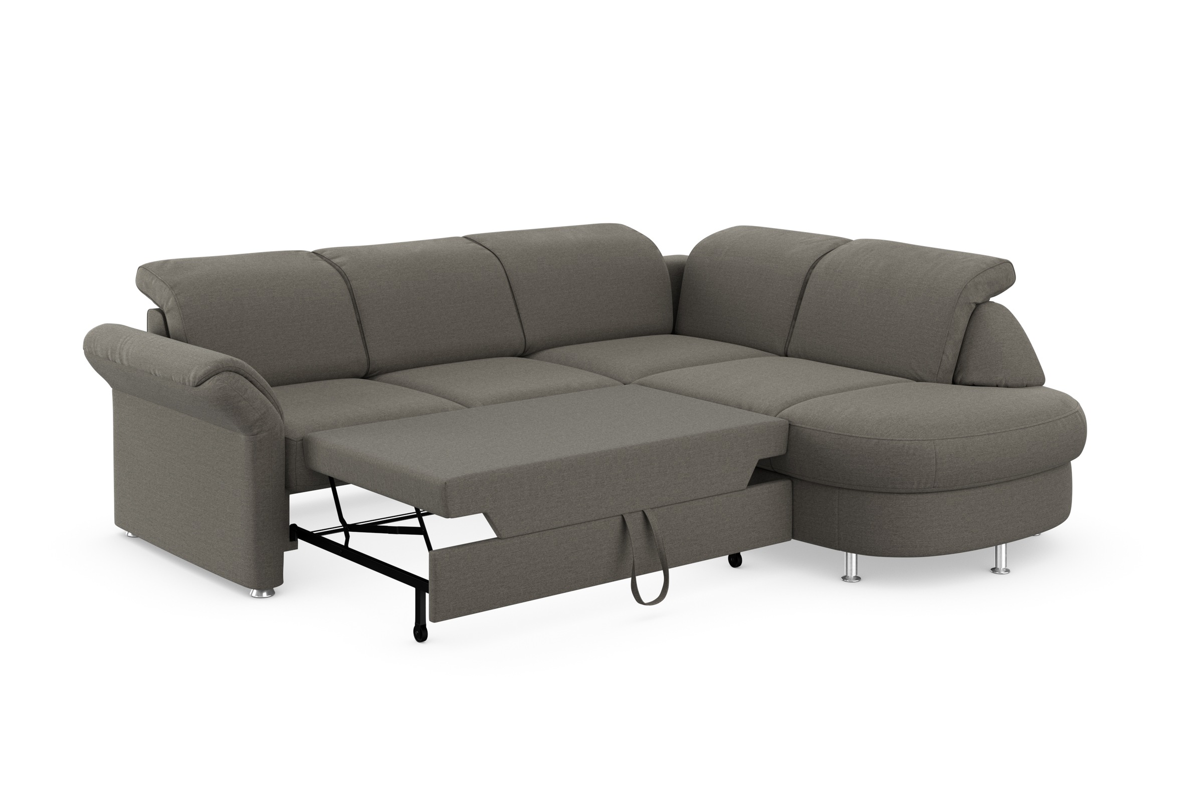 sit&more Ecksofa »Apulia L-Form«, wahlweise Bettfunktion, Bettkasten und Kopf- und Armteilverstellung
