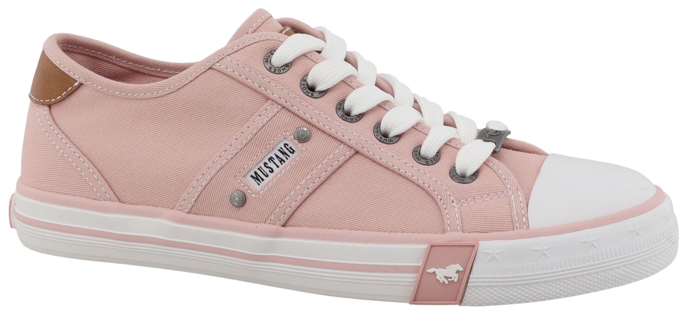 Mustang Shoes Sneaker "Winona" Freizeitschuh, Halbschuh, Schnürschuh mit se günstig online kaufen