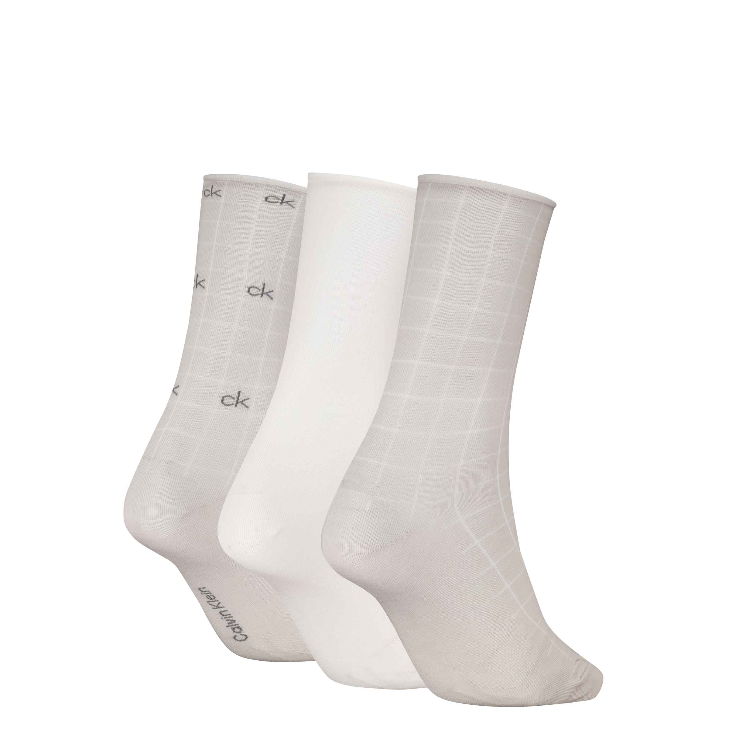 Calvin Klein Socken »CK WOMEN SOCK GIFTBOX GRID AOP« Geschenkbox