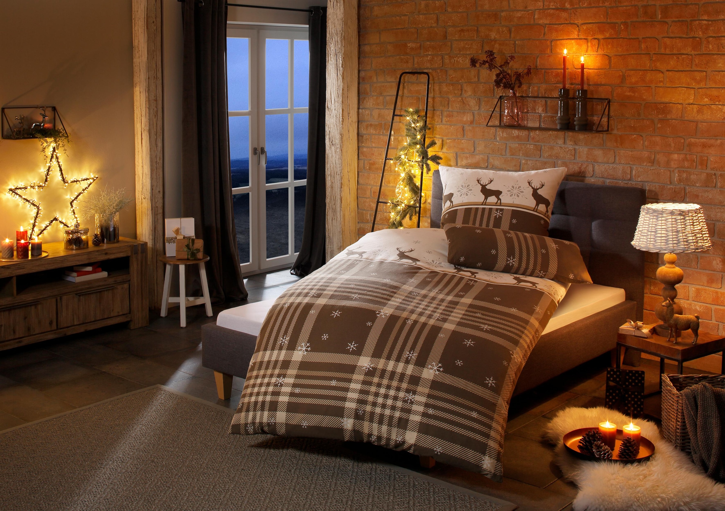 my home Bettwäsche "Wenda" 2 tlg. in Qualitäten PolyCotton (kühlend) + Bibe günstig online kaufen