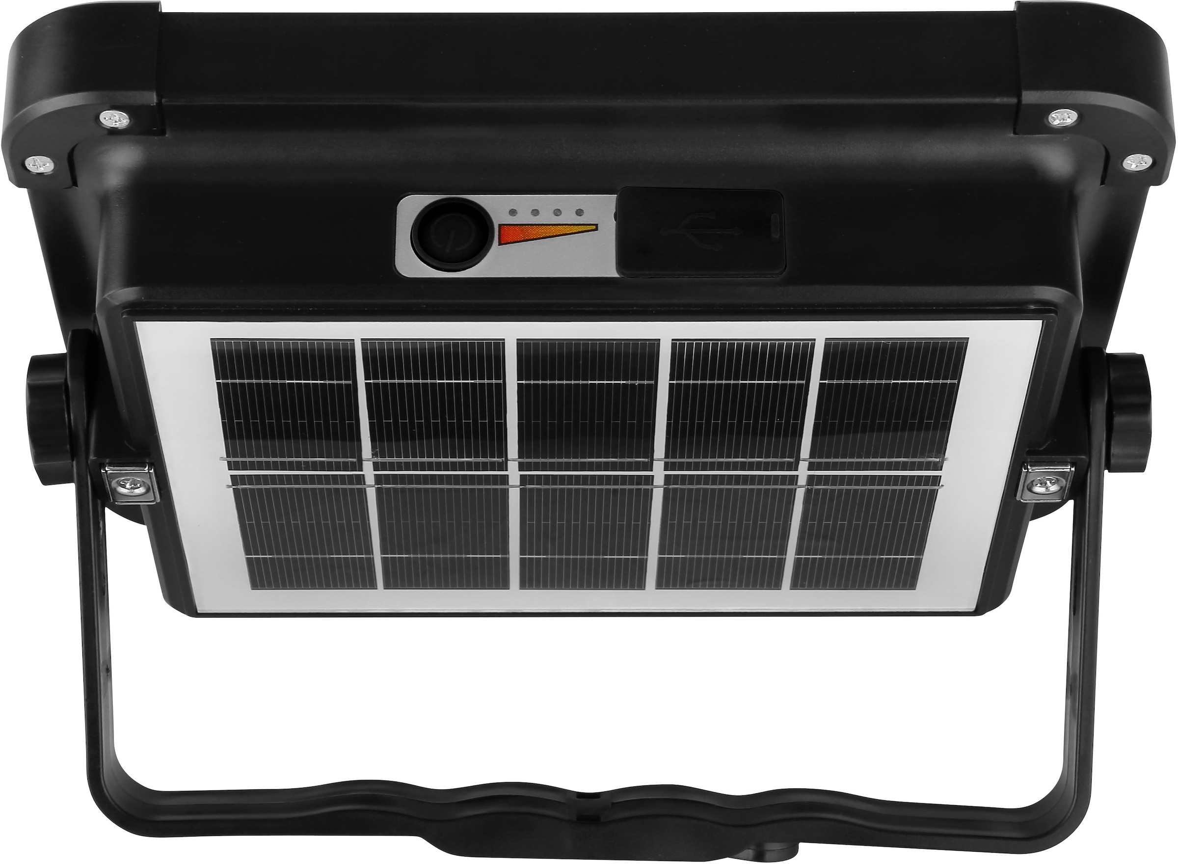 GLOBO LIGHTING LED Solarleuchte »SOLARLEUCHTE KUNSTSTOFF SCHWARZ, 1XLED«, Leuchtmittel LED-Modul | LED fest integriert, Solar/IP44/Laden mittels Solar oder USB/hängen,stellen, Magnet