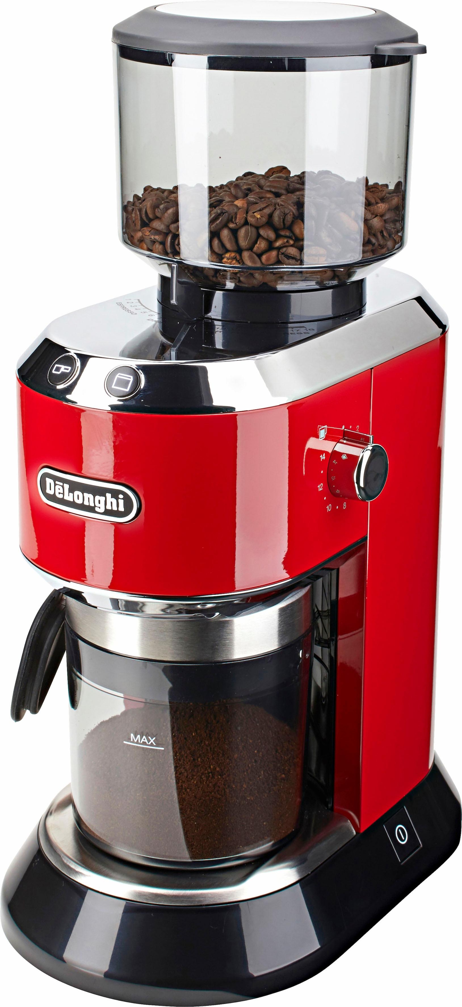 De Longhi Kaffeem hle Dedica KG520.R 150 W Kegelmahlwerk 350