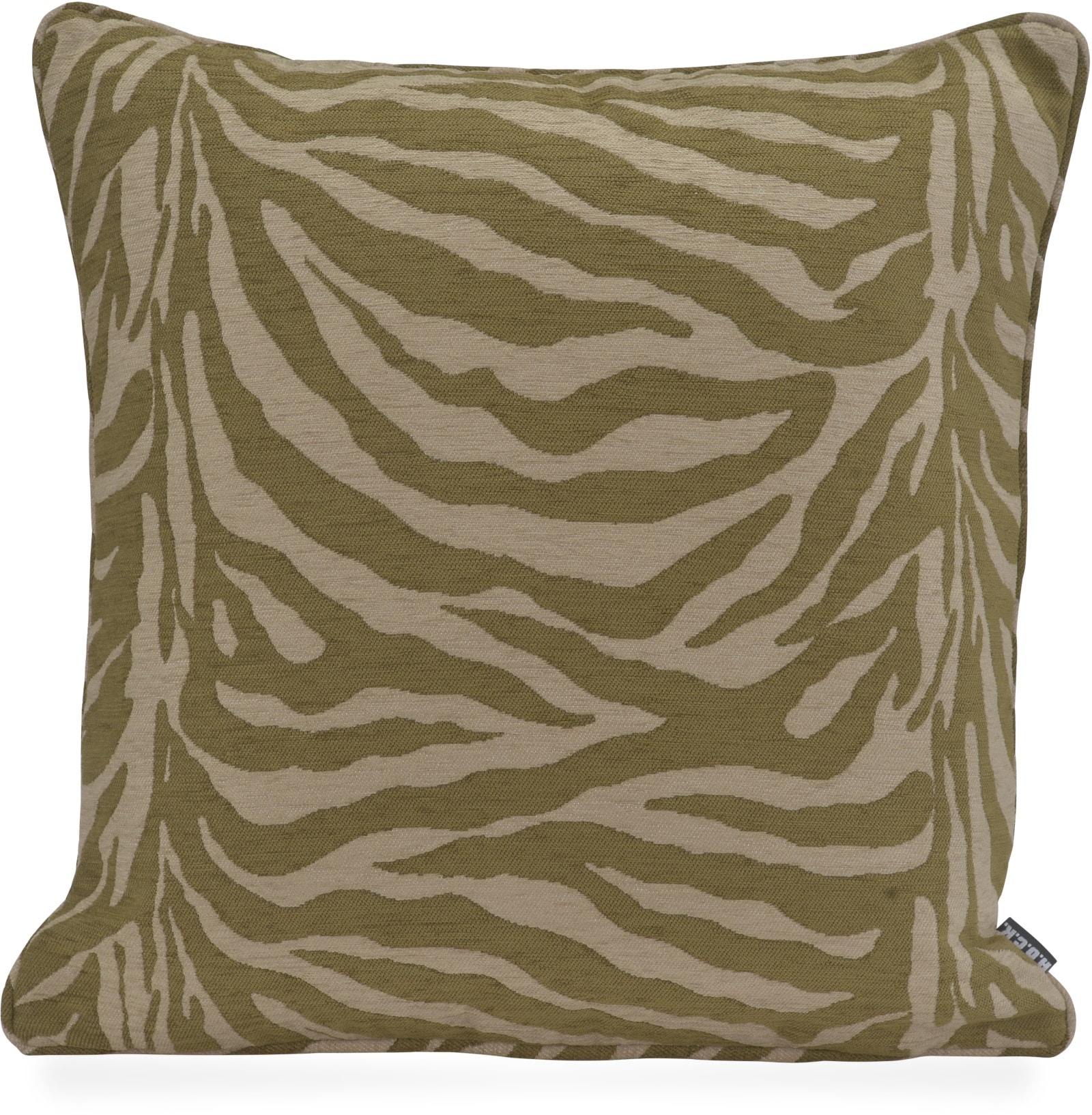 "Dekokissen H.O.C.K. ""H.O.C.K. Zari"", grün (olive taupe), B:50cm H:10cm L:50cm, Polyester, Dekokissen_Sitzkissen_Kissenhüllen"
