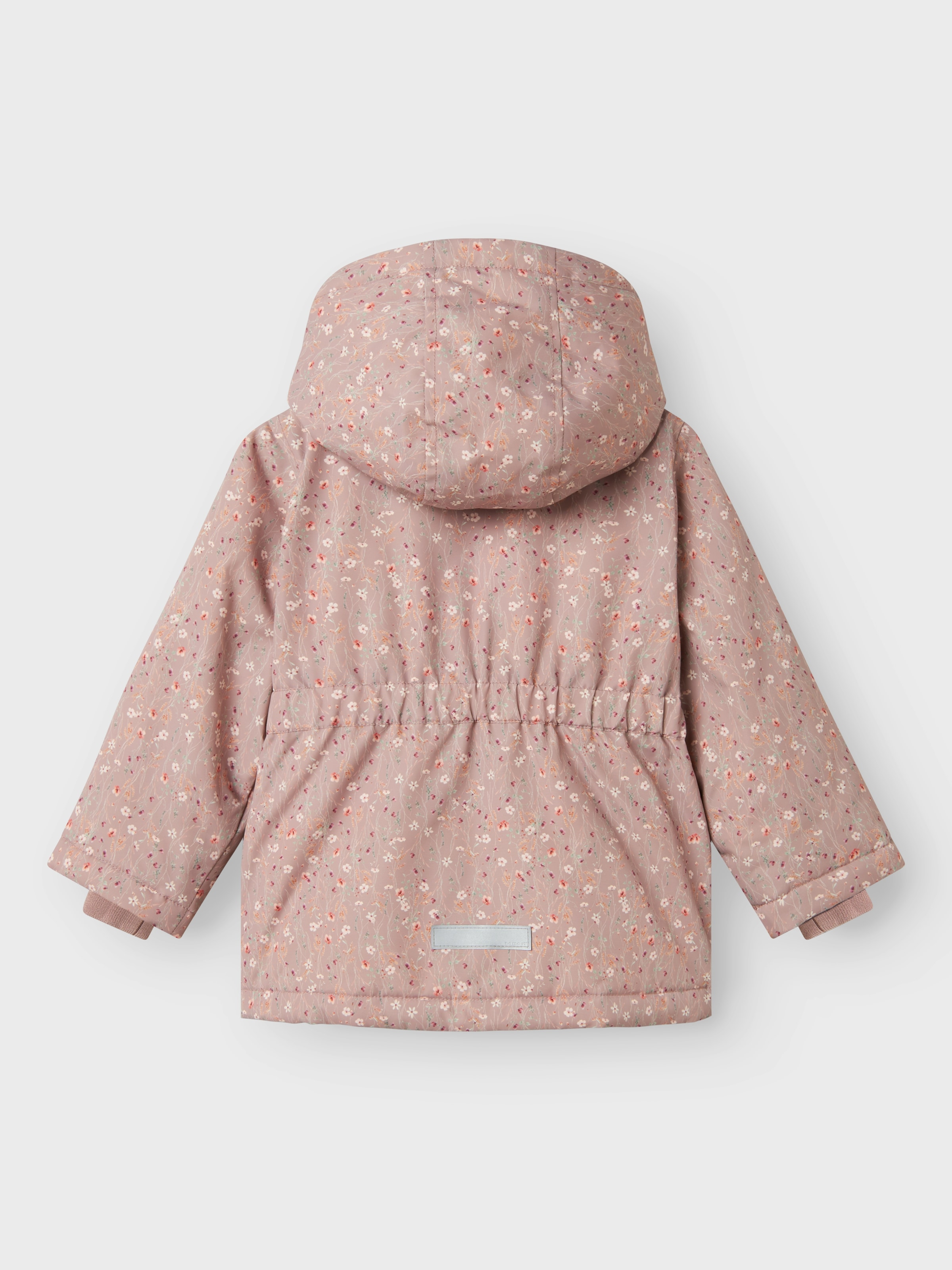 Name It Outdoorjacke »NMFMAXI PA JACKET AOP NOOS«, mit Kapuze, mit dekorativen und reflektierenden Details