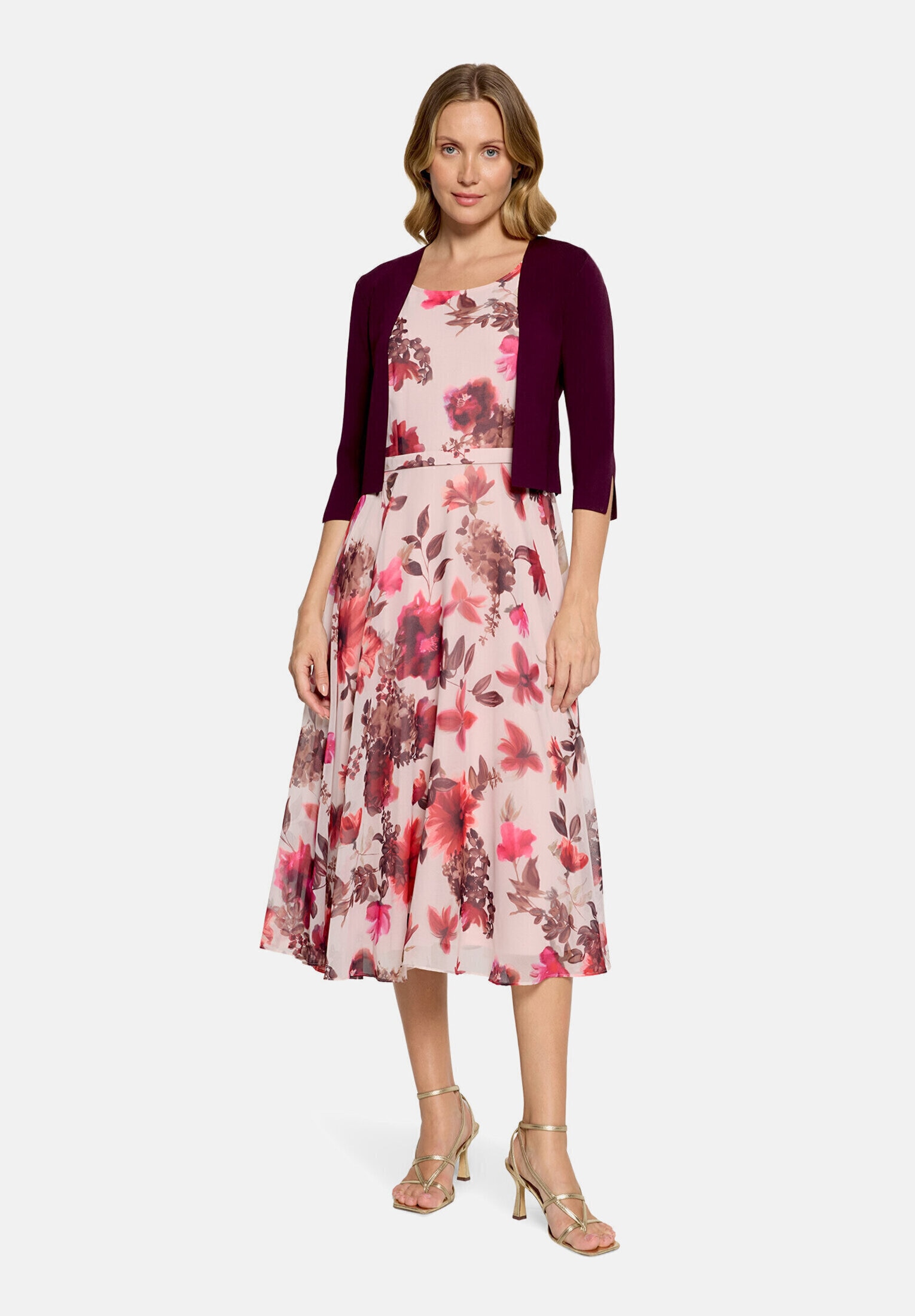 Vera Mont Strickjacke "Damen langarm" 1 Ärmelschlitz