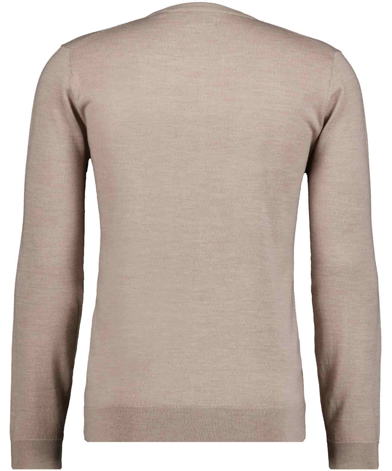 RAGMAN Crew Neck Sweater Beige Size 54 2