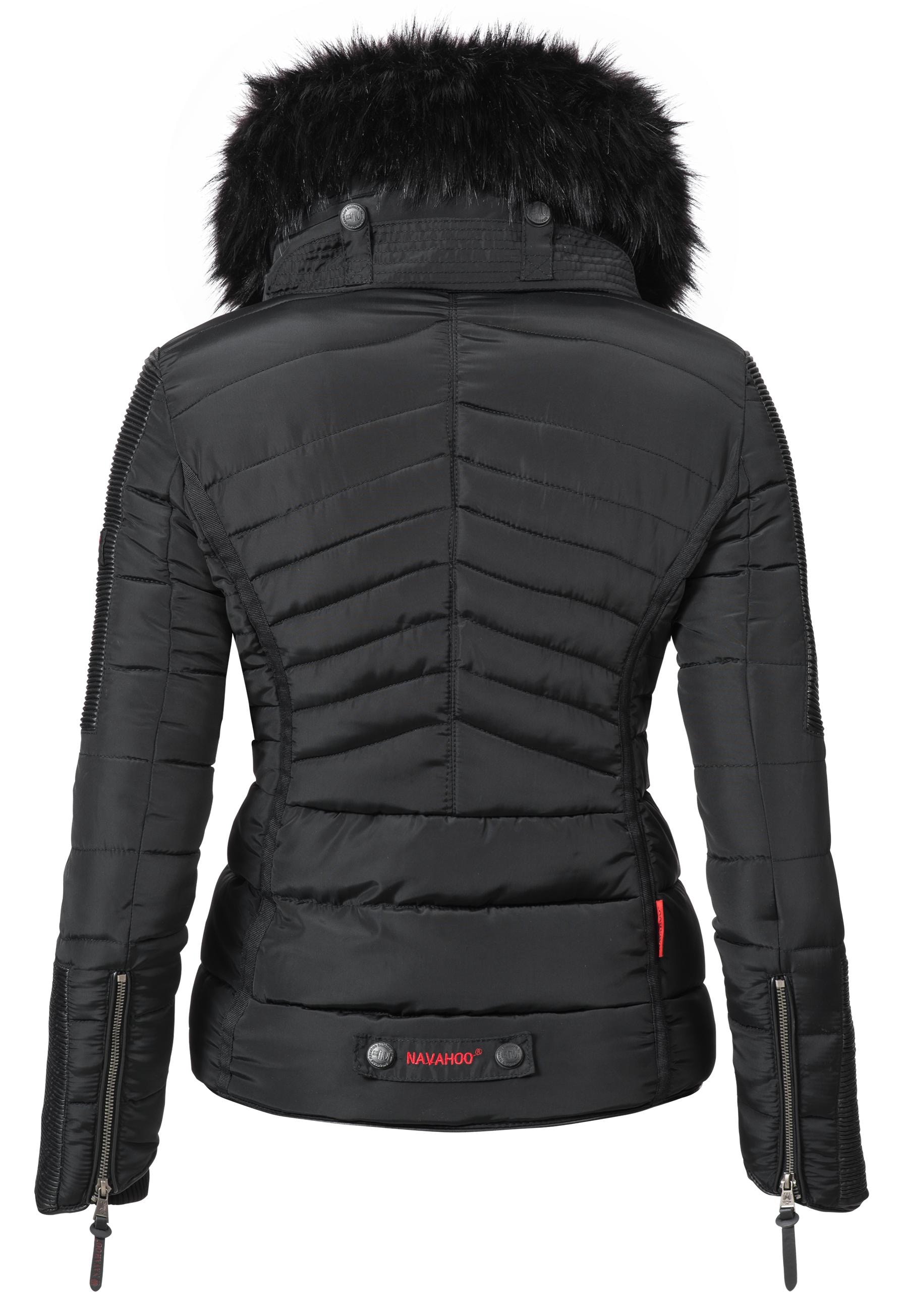 Navahoo Steppjacke "Yuki2", ohne Kapuze, stylische Winterjacke mit edlem Ku günstig online kaufen