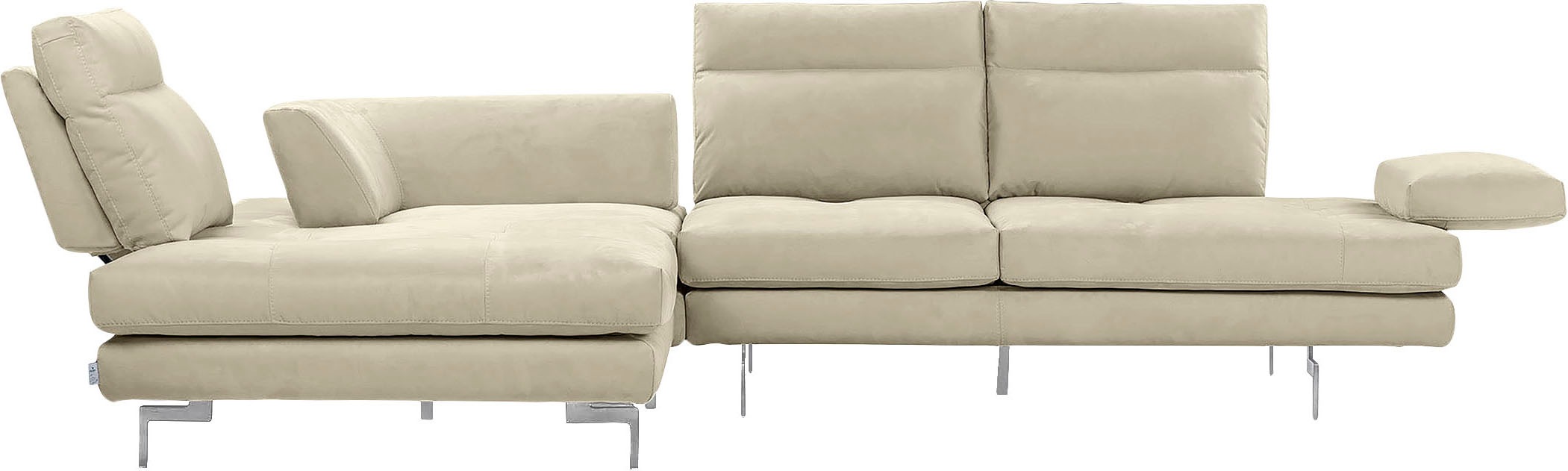 CALIA ITALIA Ecksofa "Toby Wing, L-Form, Designsofa mit sensationellem Sitz günstig online kaufen