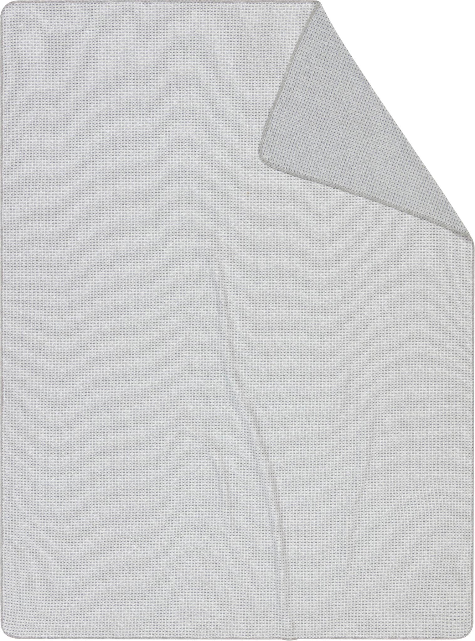 Biederlack Wohndecke »Recover Grey«, aus recycelter Baumwolle und PET-Flaschen, Kuscheldecke