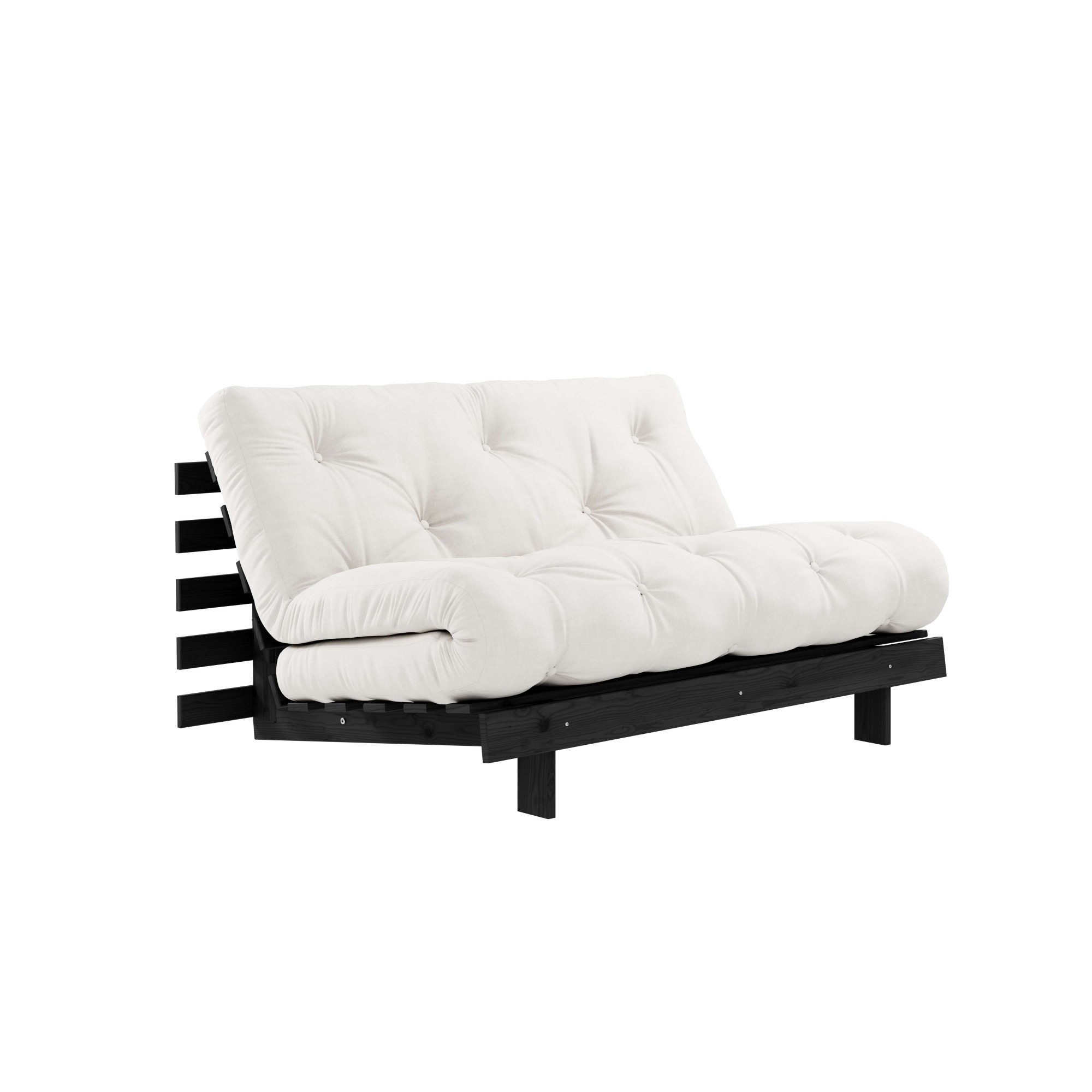 Karup Design Daybett "Roots Sofa Bed, Schlafsofa, Bettfunktion, FSC-Massivholz" Inkl. Futonmatratze, Made in Europe, langlebig, B: 140 oder 160 cm