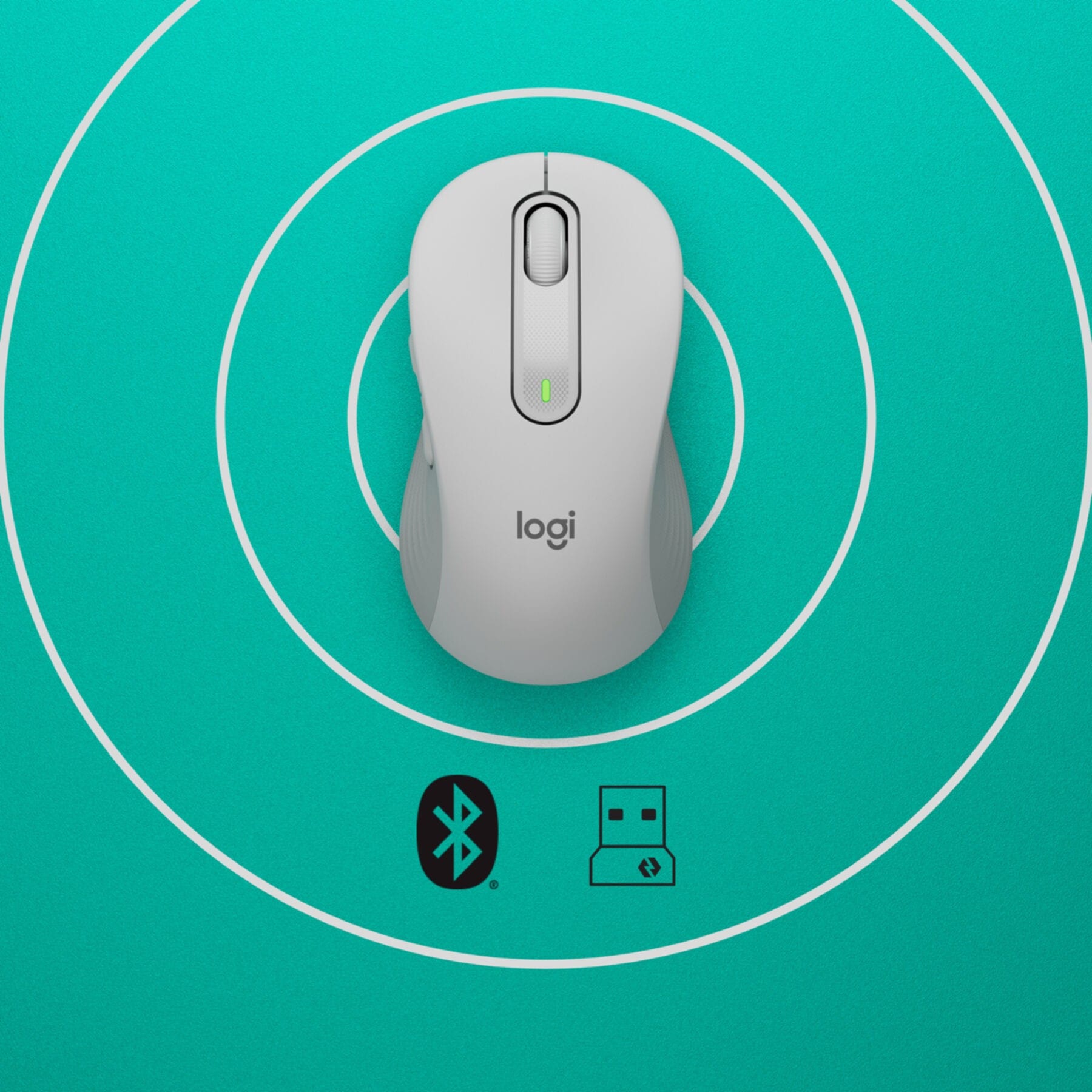 Logitech Maus »Signature M650« RF kabellos + Bluetooth