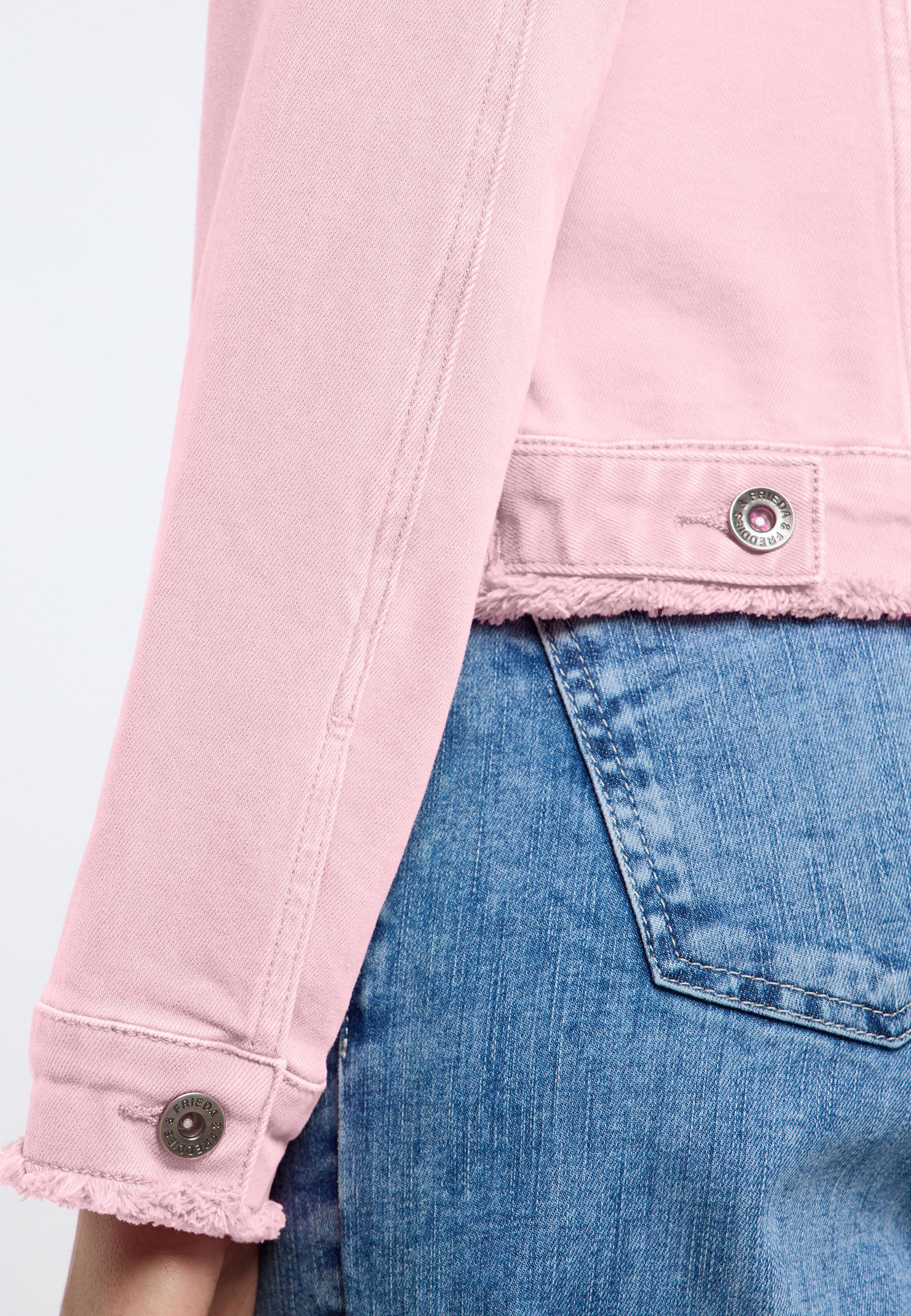 Frieda & Freddies Jeansjacke »Denim Jacket "F"« 1 Stk. tlg. ohne Kapuze