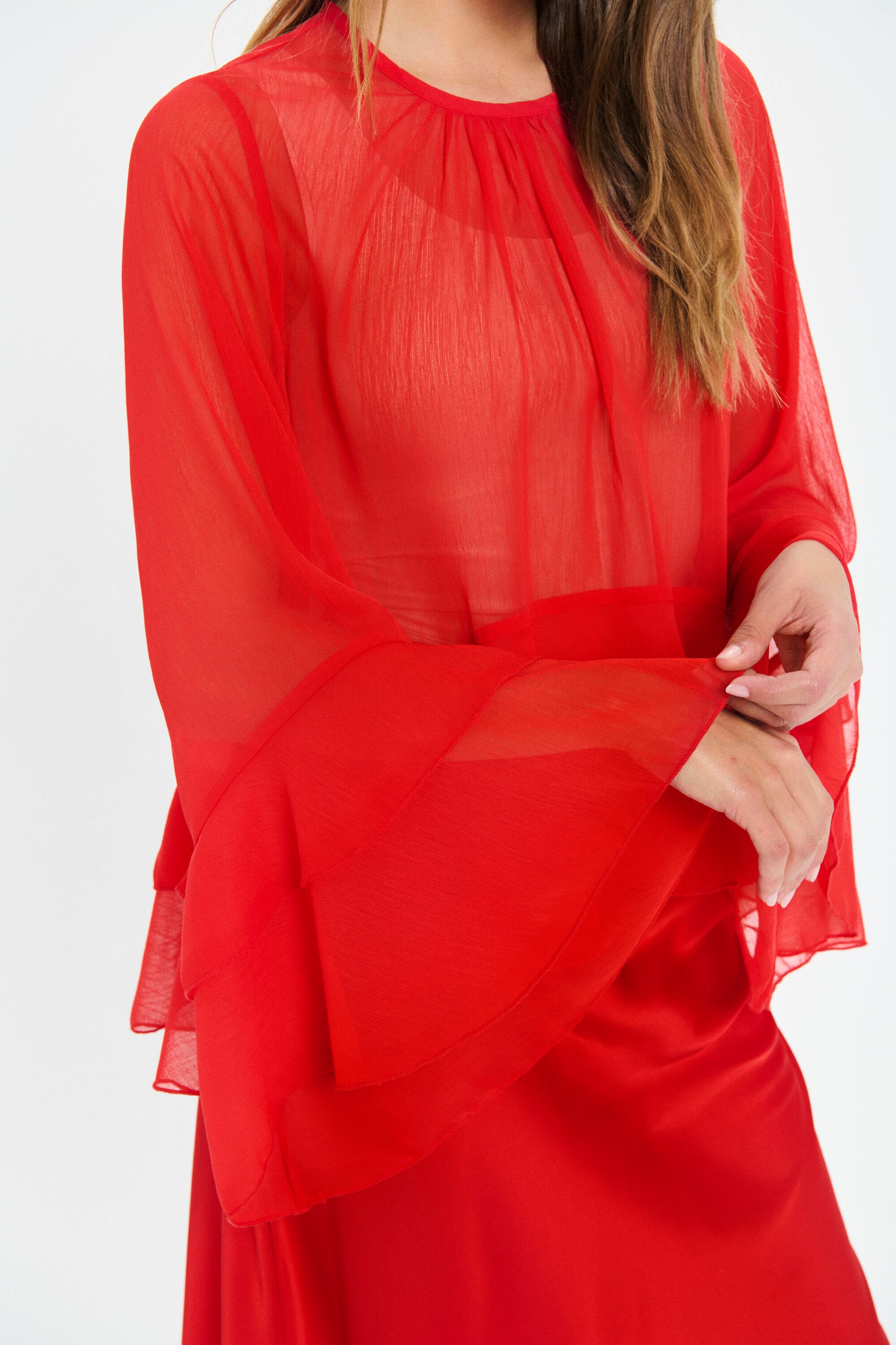 Saint Tropez Langarmbluse »Damen Bluse langarm MazelleSZ«