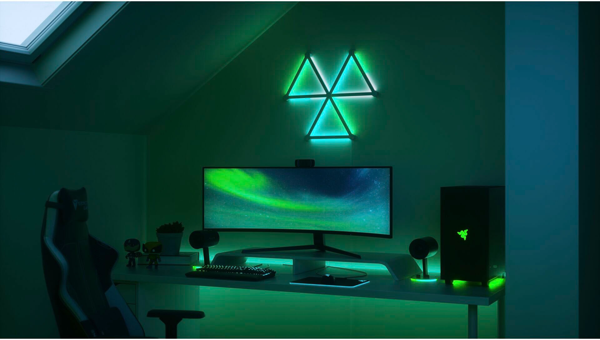 nanoleaf LED Lichtleiste »Lines«, Starter Kit - 9 PK, Modulares Stecksystem, Smarte Technologie
