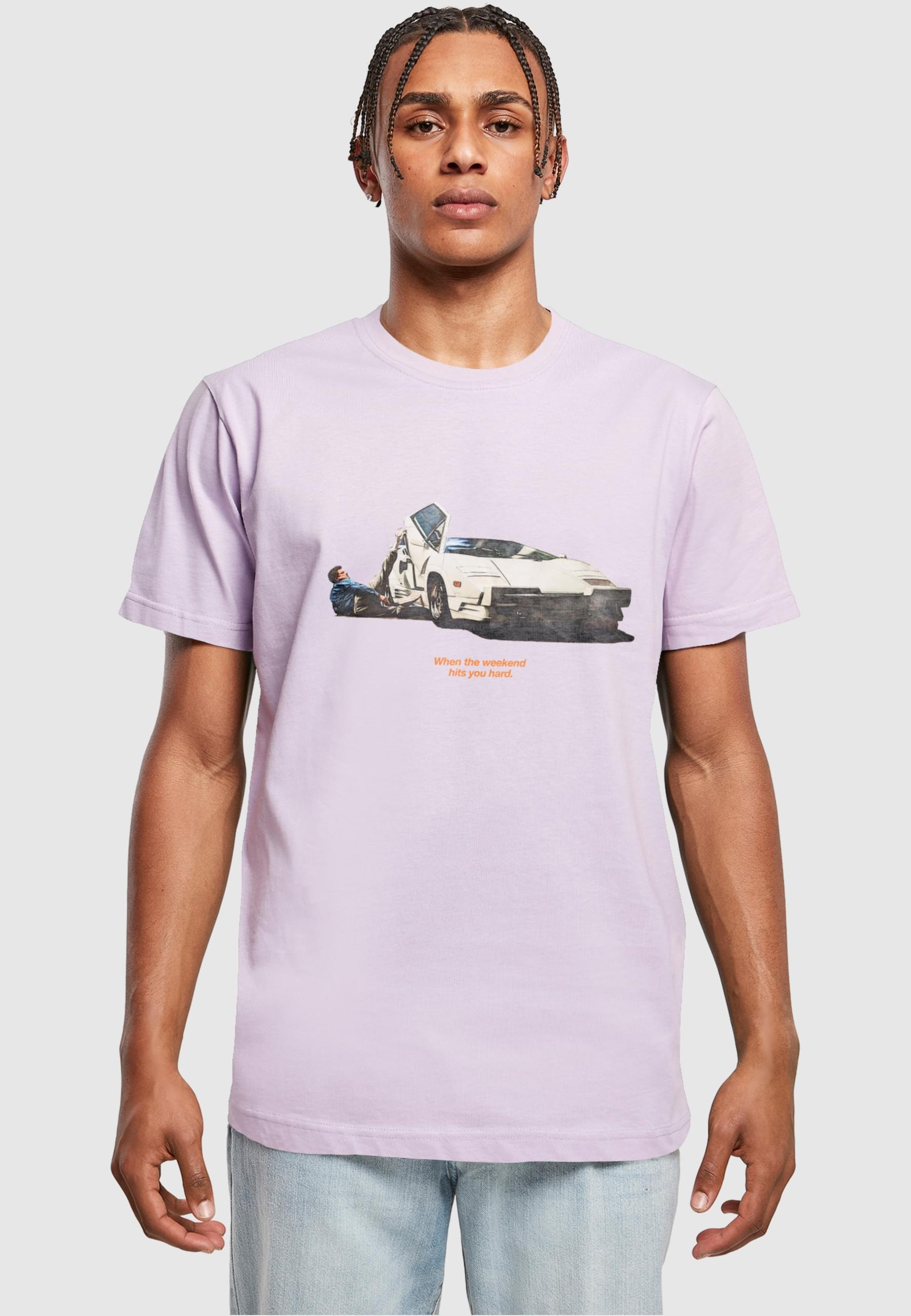 Thumbnail - MisterTee T-Shirt "MisterTee Herren Weekend Wolf Tee", (1 tlg.)