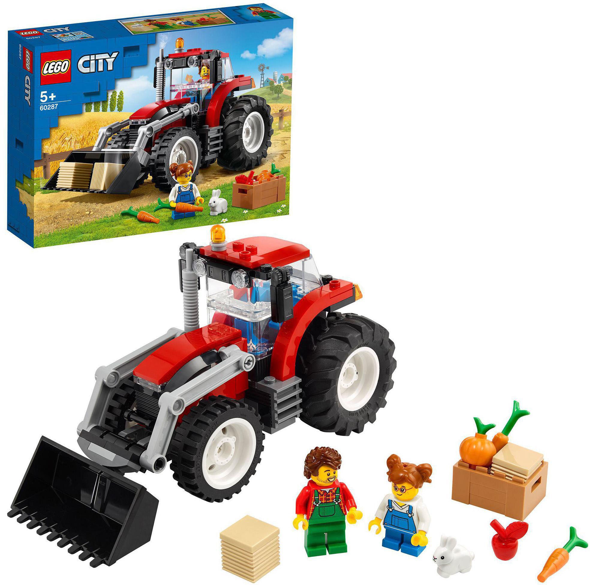 Konstruktionsspielsteine »Traktor (60287), LEGO® City«, (148 St.), Made in Europe