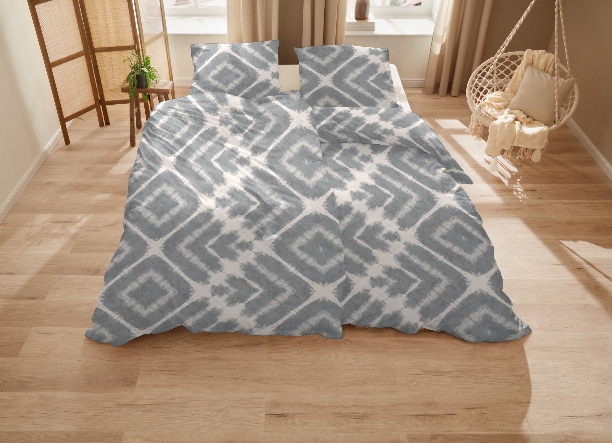 Primera Bettwäsche "Mako-Satin Bettwäsche Boho" 2 Stk. tlg. im natürlichen günstig online kaufen