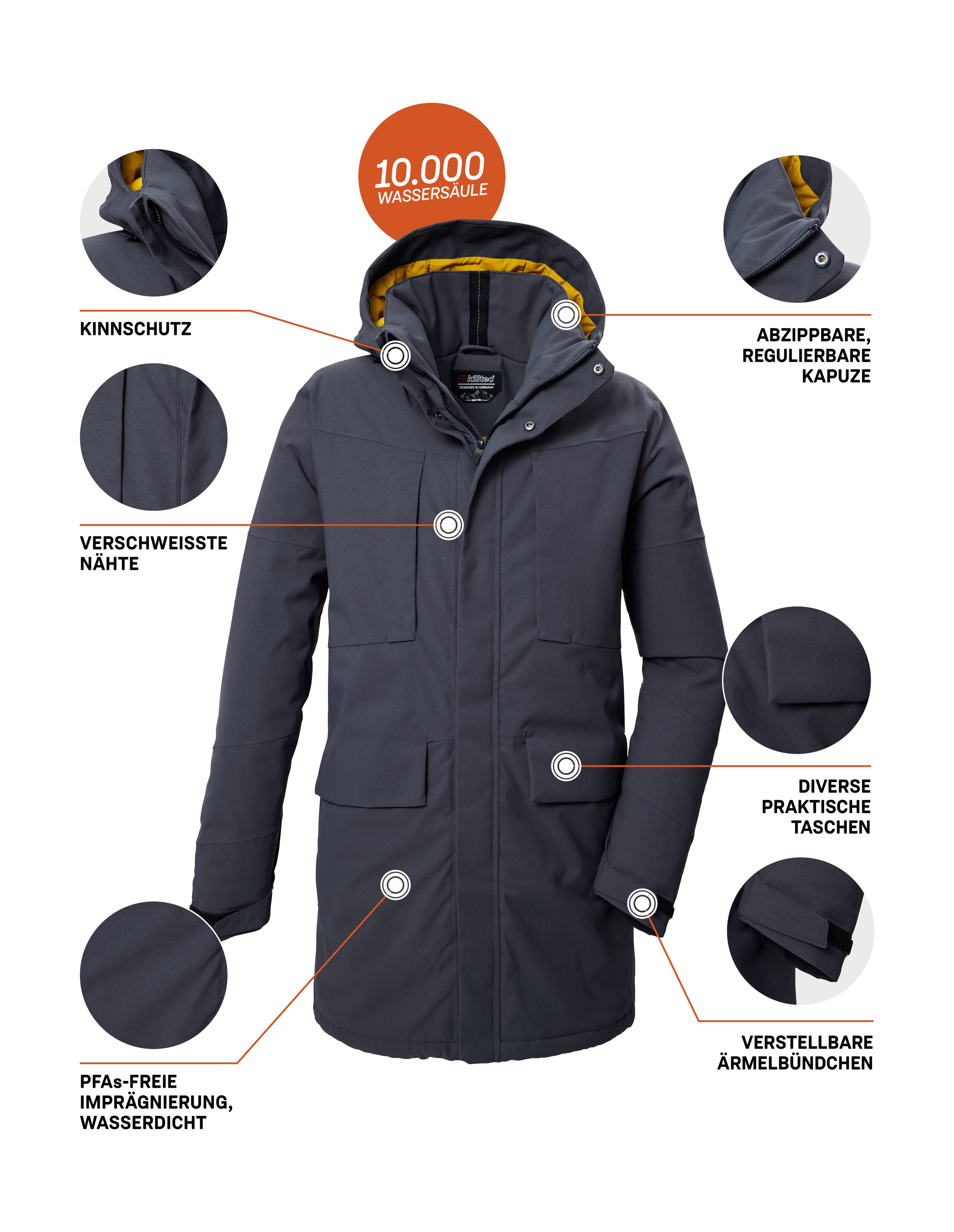 Killtec Parka »KOW 80 MN PRK«
