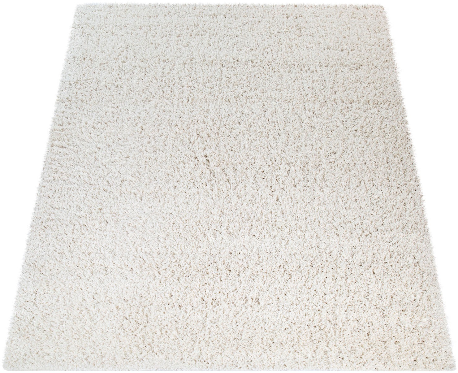 Paco Home Teppich "Twister 500" rechteckig 44 mm Höhe Uni Hochflor Shaggy m günstig online kaufen