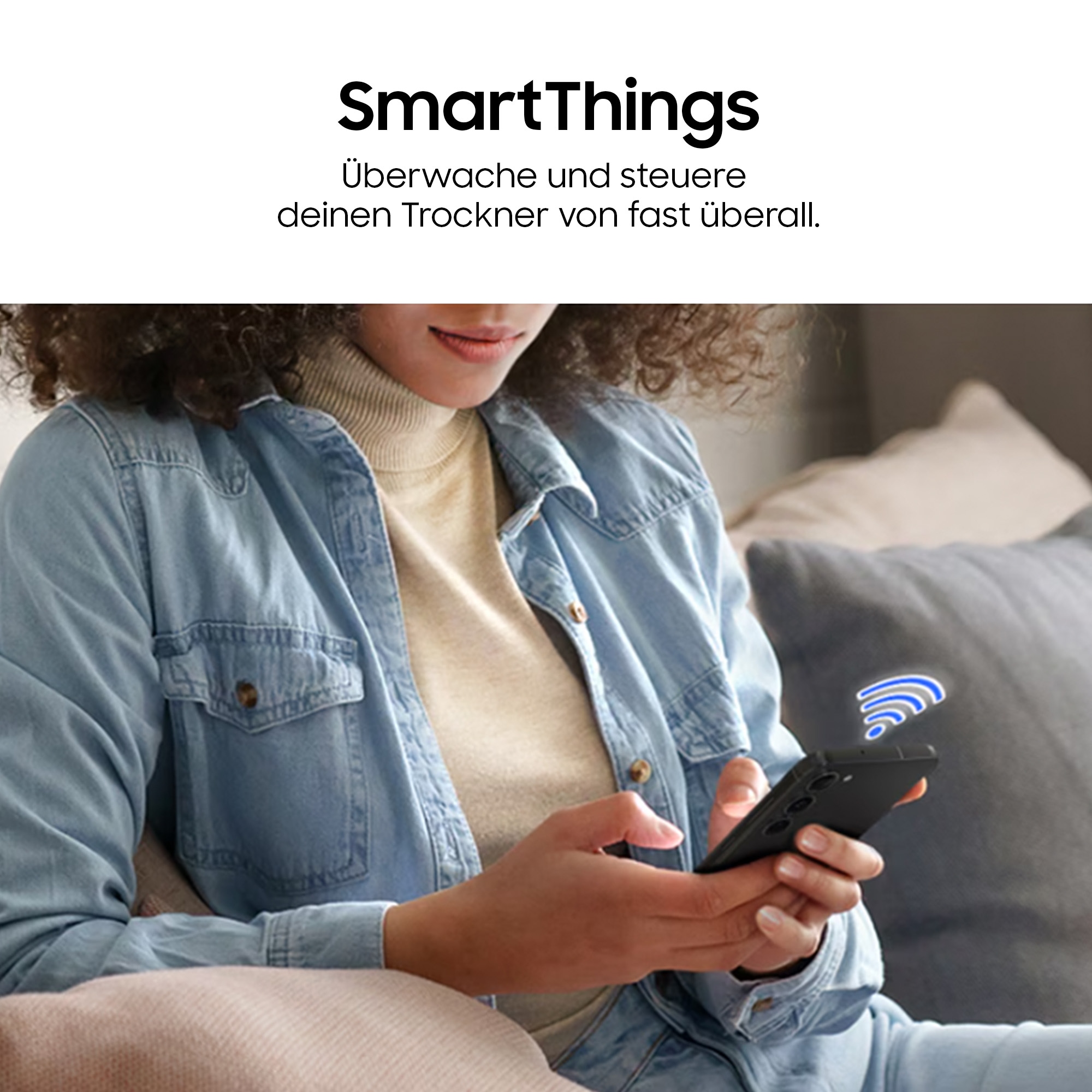 Samsung Wärmepumpentrockner »DV90DG6845LKU2/LBU2« DV6400D Klartext-Display - Einfache und komfortable Bedienung