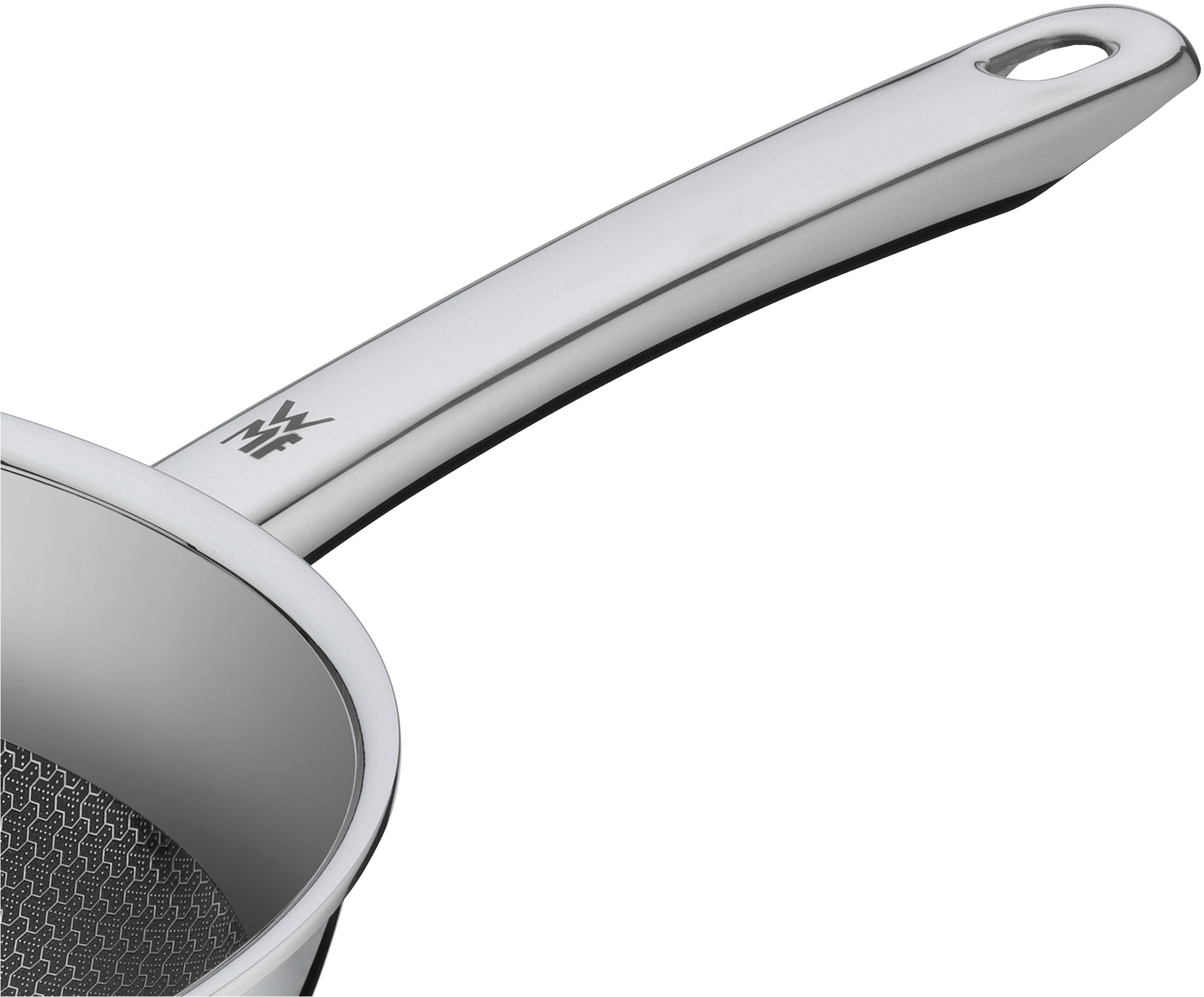 WMF Schmorpfanne »Profi Resist«, Cromargan®Edelstahl, (1 tlg.), 28 cm, kratzfest, Antihaftversiegelung, mehrschichtiger Aufbau