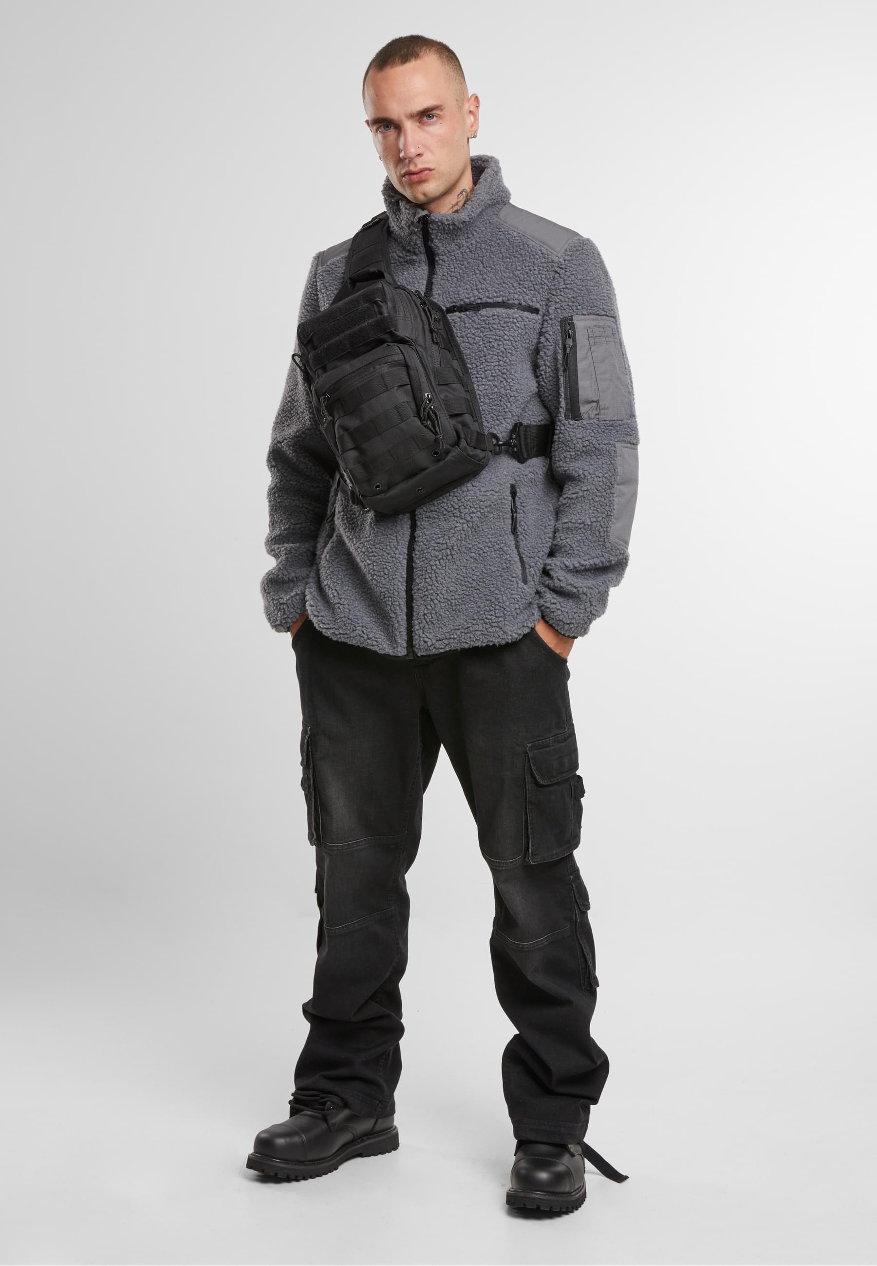 Brandit Allwetterjacke »Brandit Brandit Men Ramble Teddyfleece Jacket«, (1 St.), ohne Kapuze