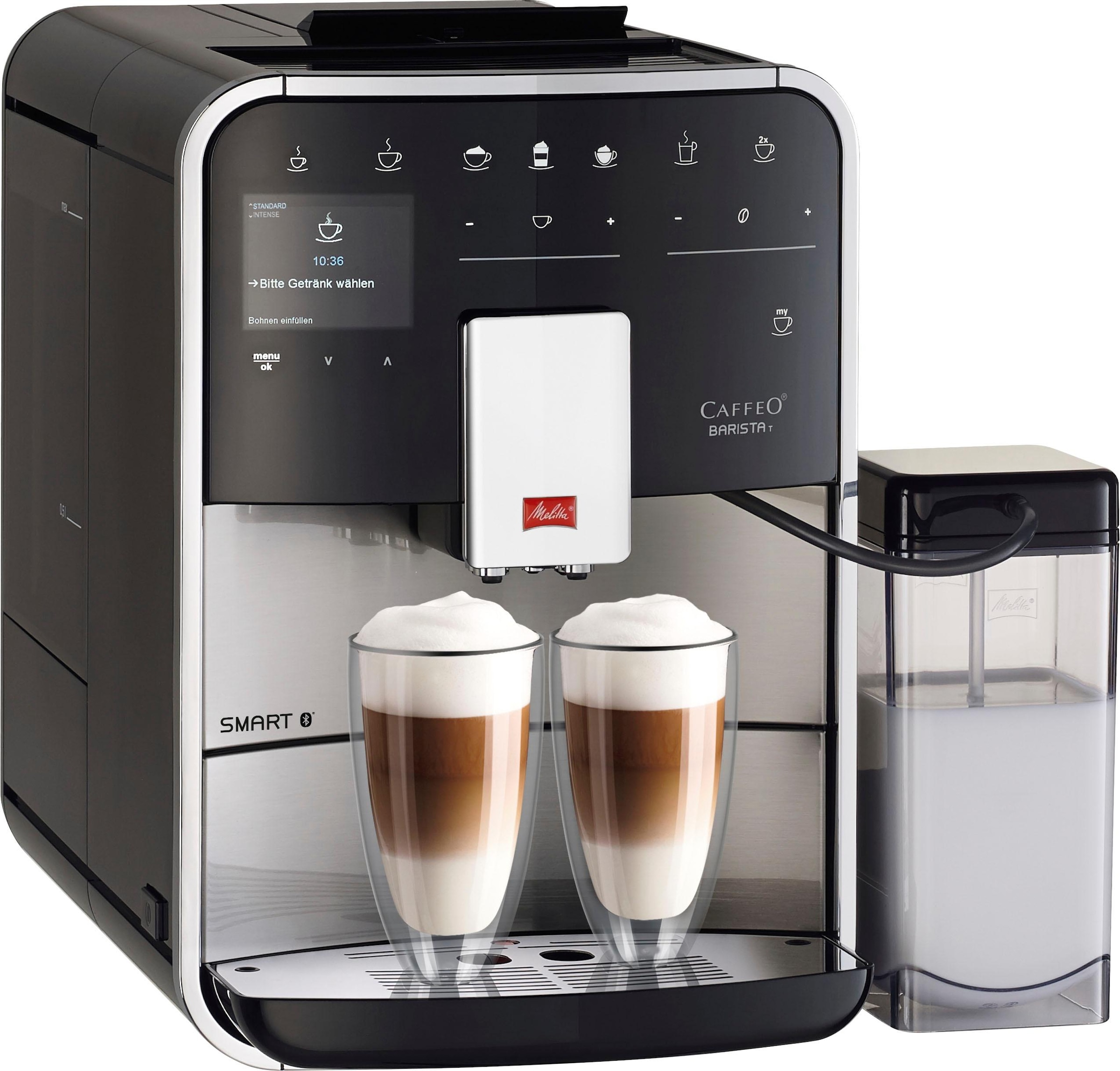 Kaffeevollautomat »Barista T Smart® F 84/0-100, Edelstahl«, Hochwertige Front aus...