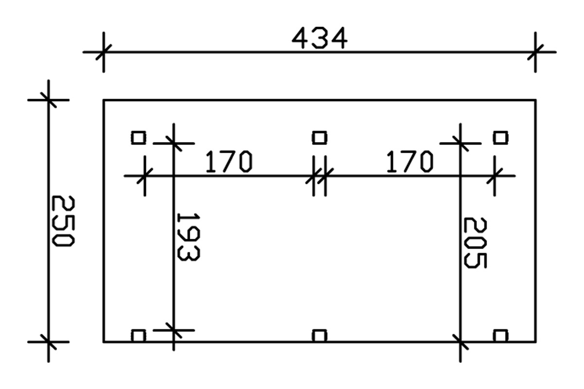 Skanholz Terrassendach »Siena«